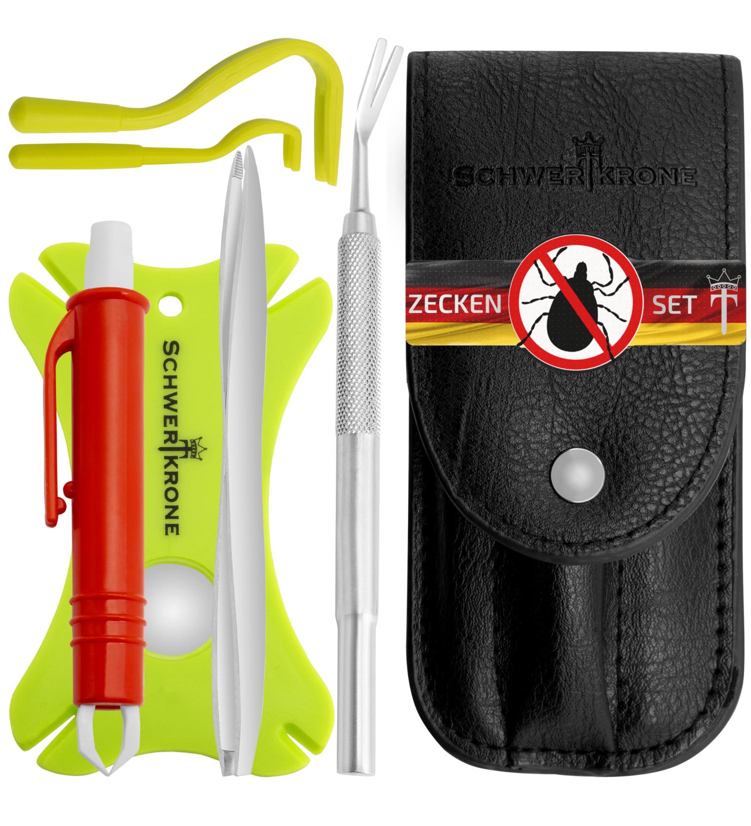 Sword Crown 6 Set Tick Pliers for Dogs & Cats - Perfect Tick Removal Tools & Tweezers for Pets - Buy Online on SooperMarket.com