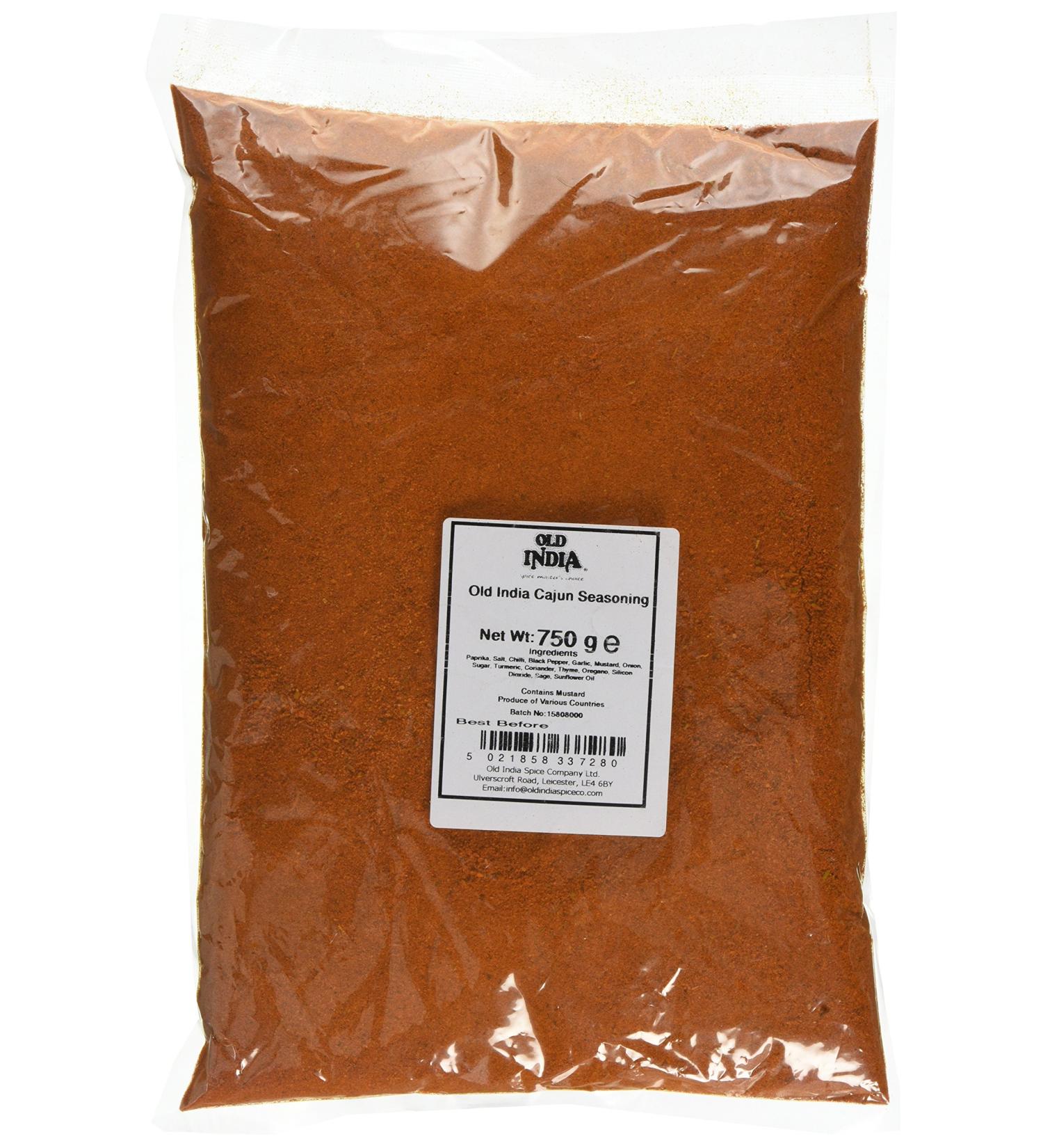 Old India Cajun Seasoning 750g - Authentic Cajun Spice Blend (Pack of 1) - Buy Online on SooperMarket.com