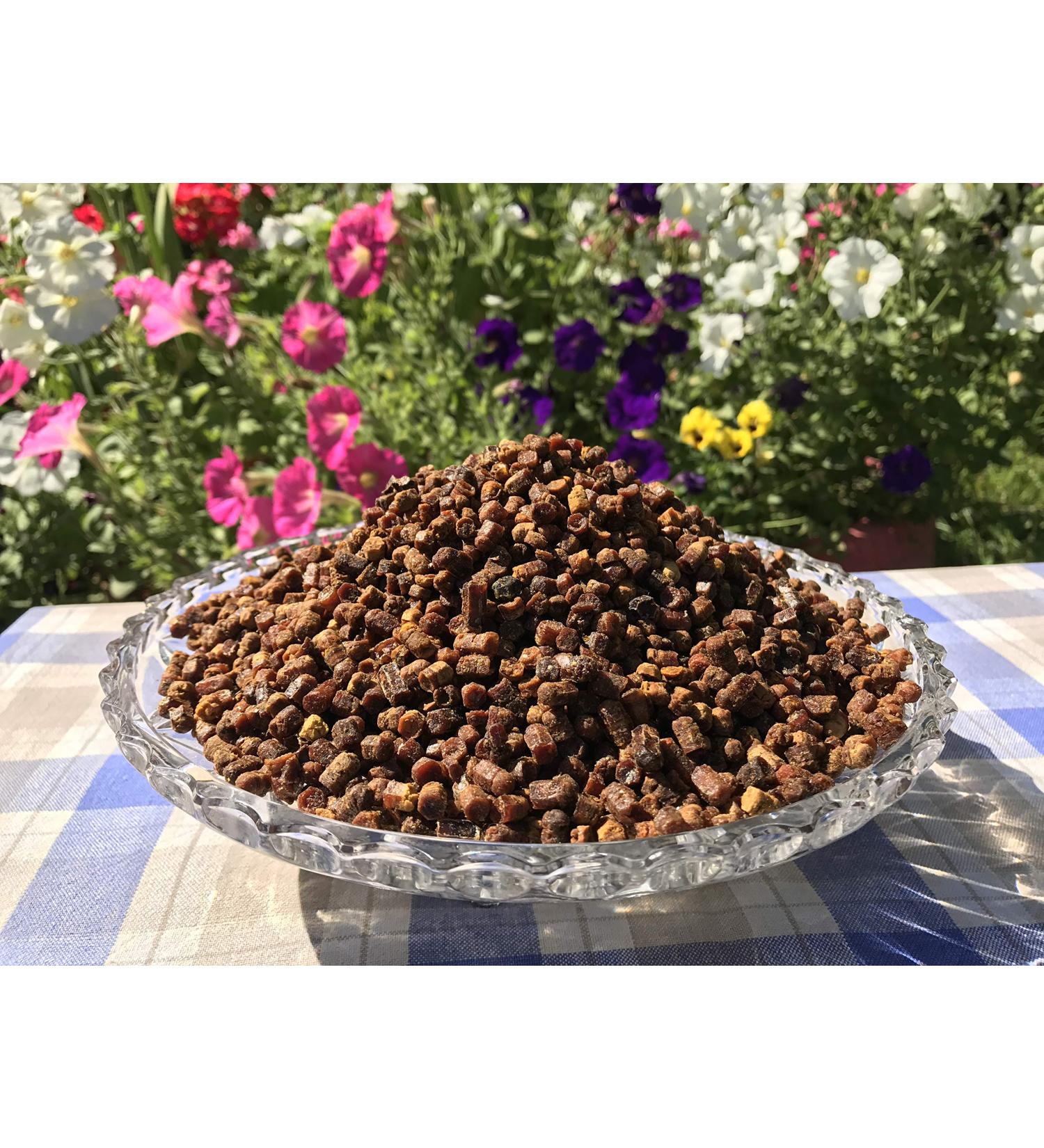 Bee Bread Perga Fermented Bee Pollen Raw & Natural No Preservatives No Genetic Engineering Suitable for Vegetarians 1Kg. - Buy Online on SooperMarket.com