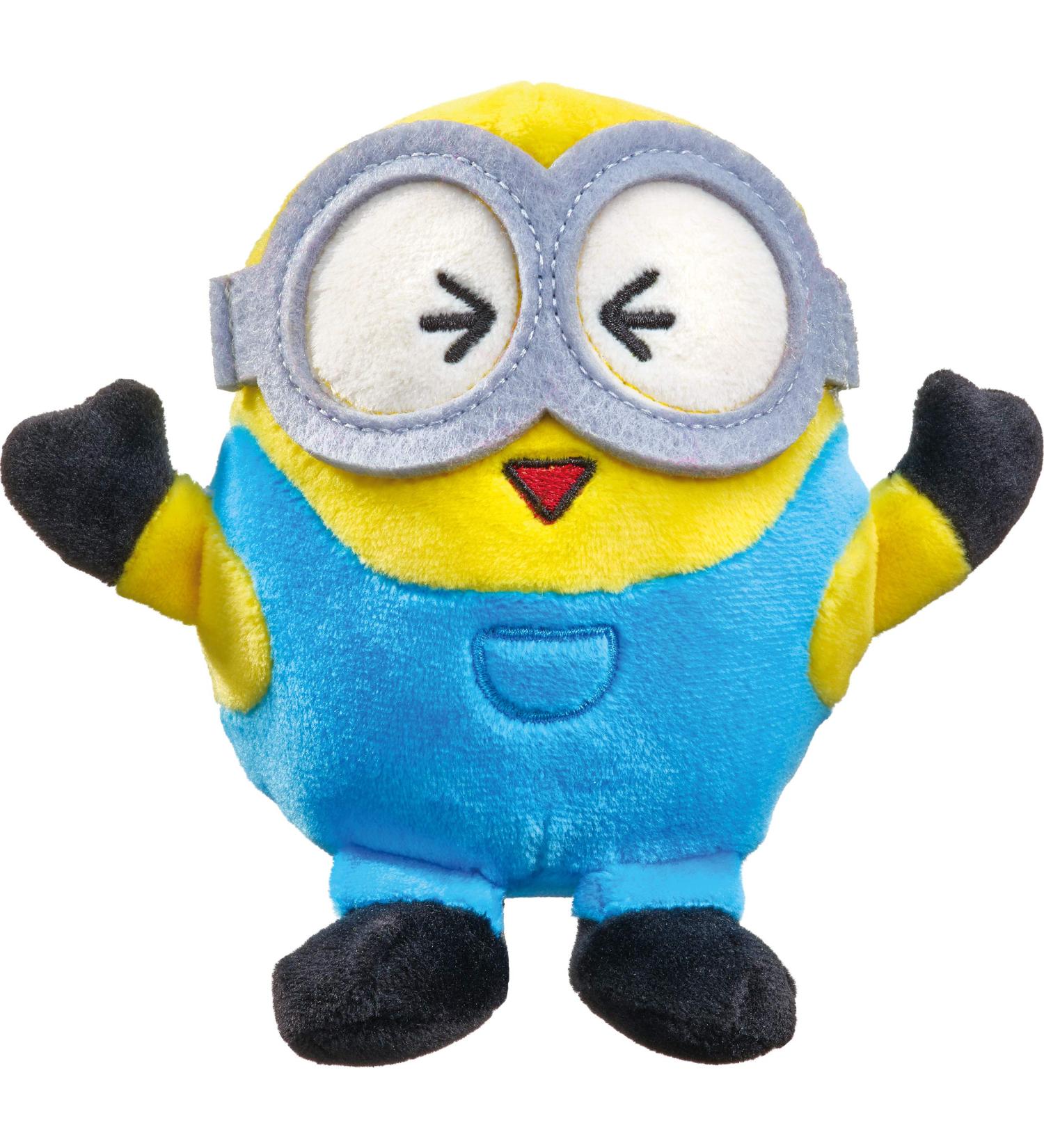 Schmidt Spiele 42726 Minions Laughing Bob Plush Toy 14cm Multicoloured
