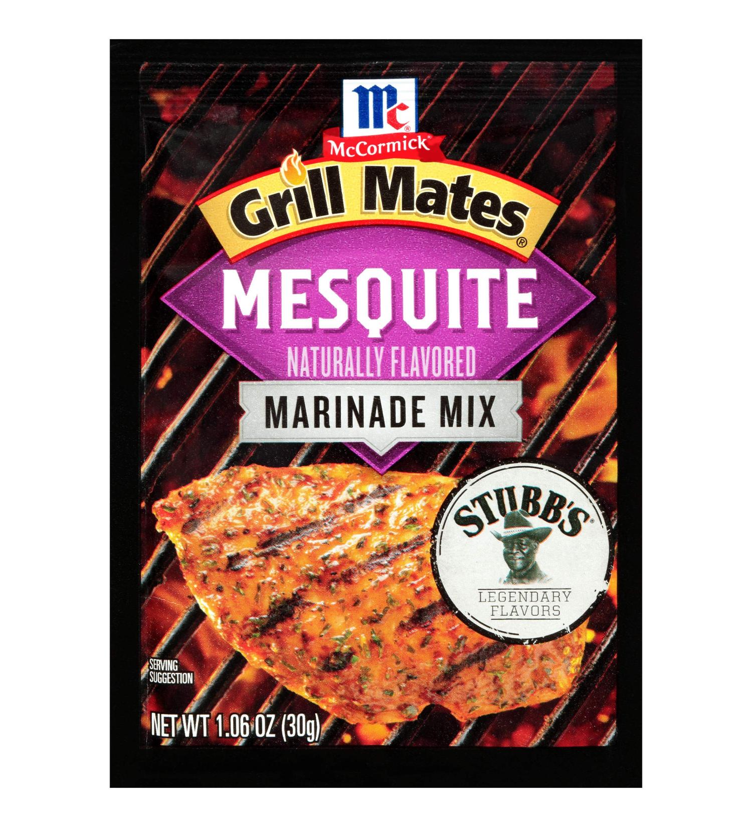 McCormick Grill Mates Mesquite Marinade Mix 1.06 oz - Pack of 12 - Buy Online on SooperMarket.com