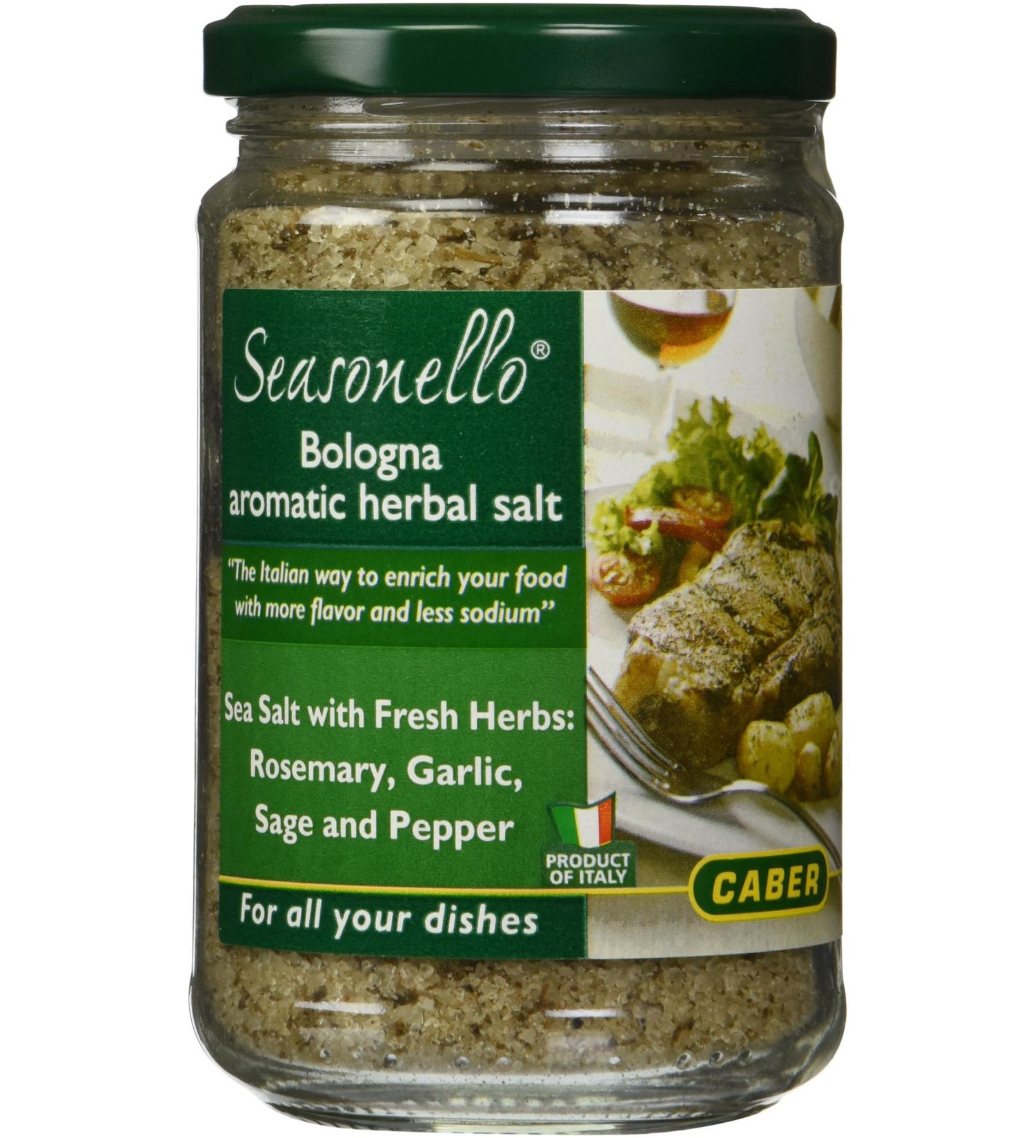 Seasonello Bologna Aromatic Herbal Salt 10.58 oz Each - 4 Jars - Buy Online on SooperMarket.com