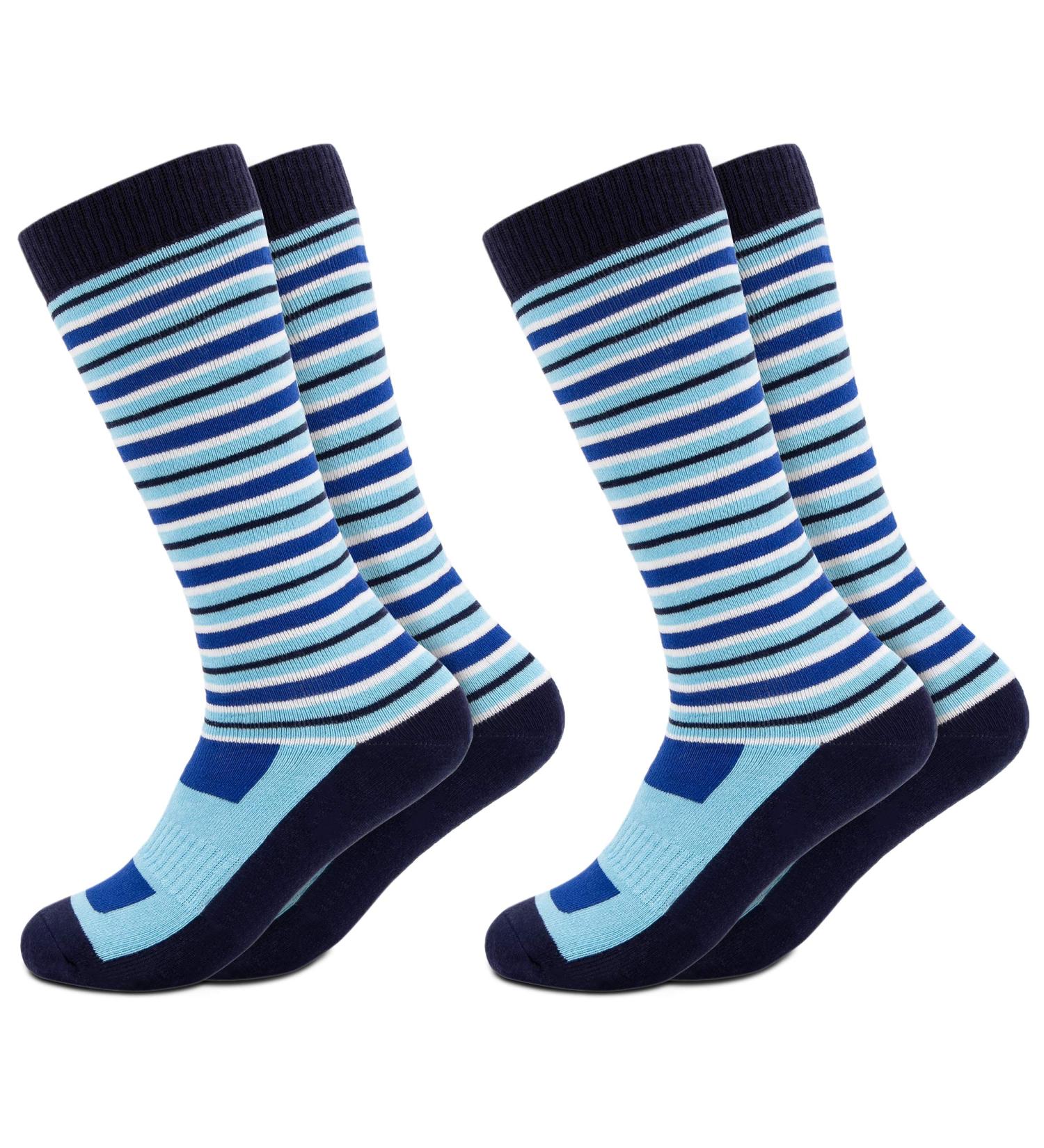 Occulto Children's Ski Socks 2-Pack Mondi - Size 35-38 Blue | Premium International Shipping - Buy Online on SooperMarket.com
