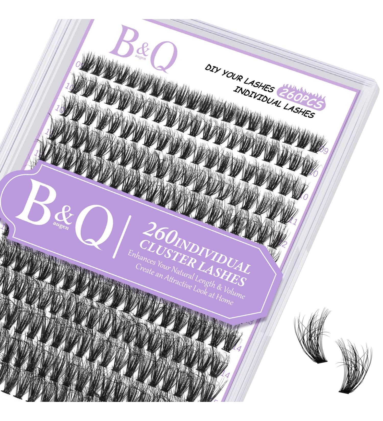 Lash Cluster Single Lashes | 280 PCS 3D Fluffy Wimpern Extensions | DIY 30D & 40D Mix - Natural Look - Buy Online on SooperMarket.com