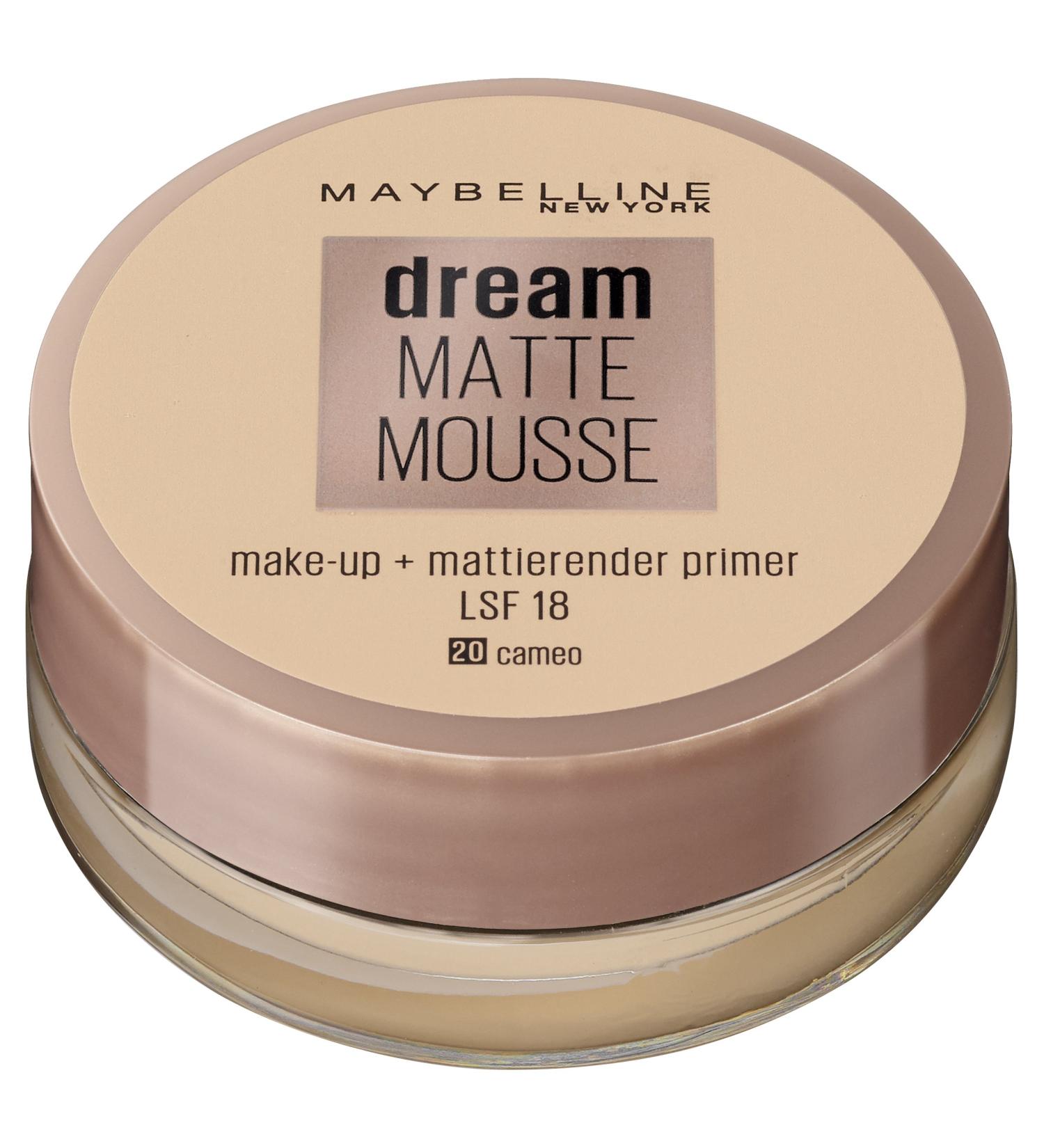 Maybelline Jade Dream Matte Mousse Foundation 18 ml - Pack of 1, 20 Cameo - Buy Online on SooperMarket.com