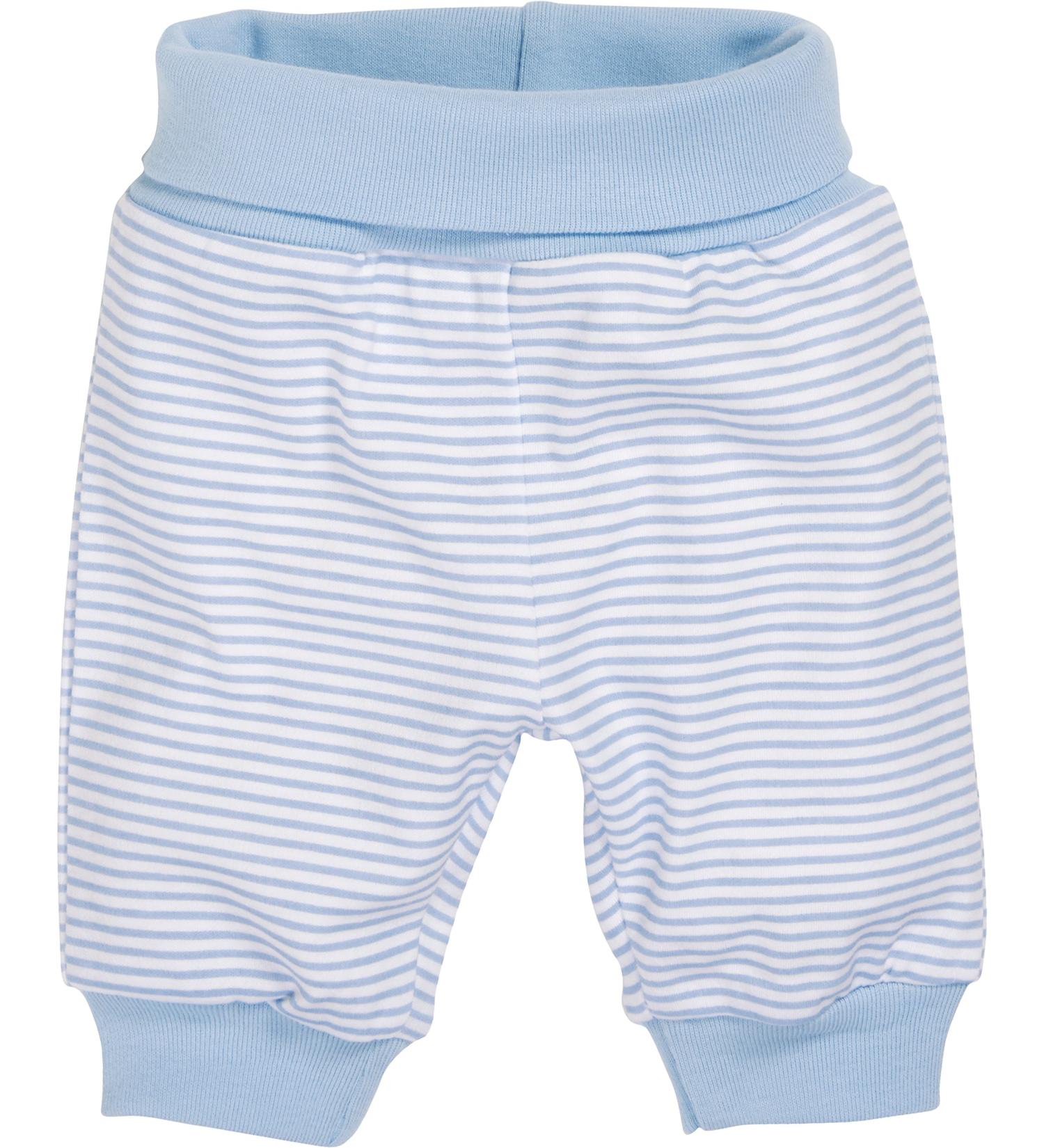 Playshoes Unisex Kid's Baby-Pumphose Sweat Jogging Pants 80 - Bleu Striped - Buy Online on SooperMarket.com