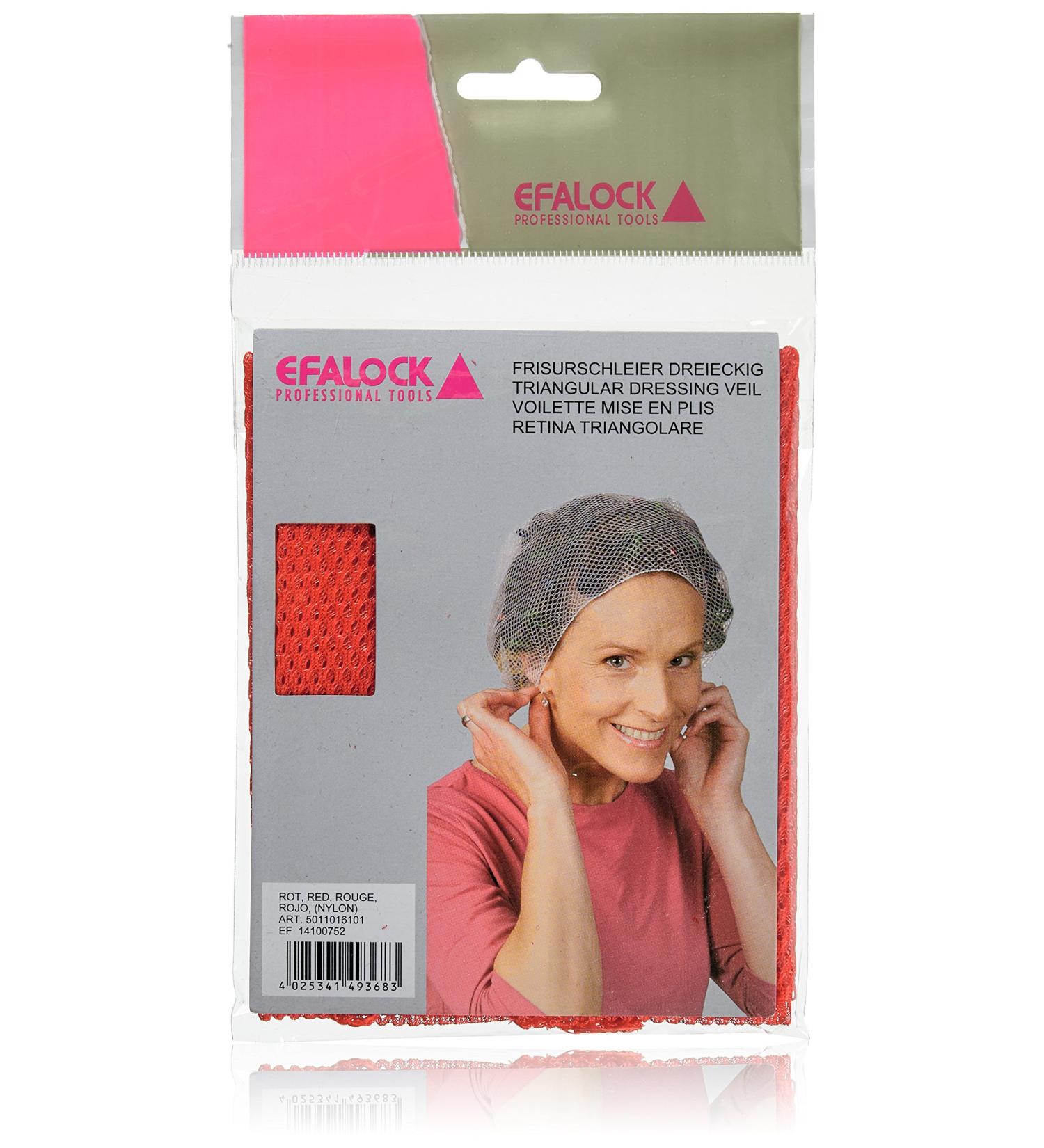 Efalock Professional Hairdresser's Veil - Red Pack of 2 (2x1 Piece) | International Shipping Available - Buy Online on SooperMarket.com