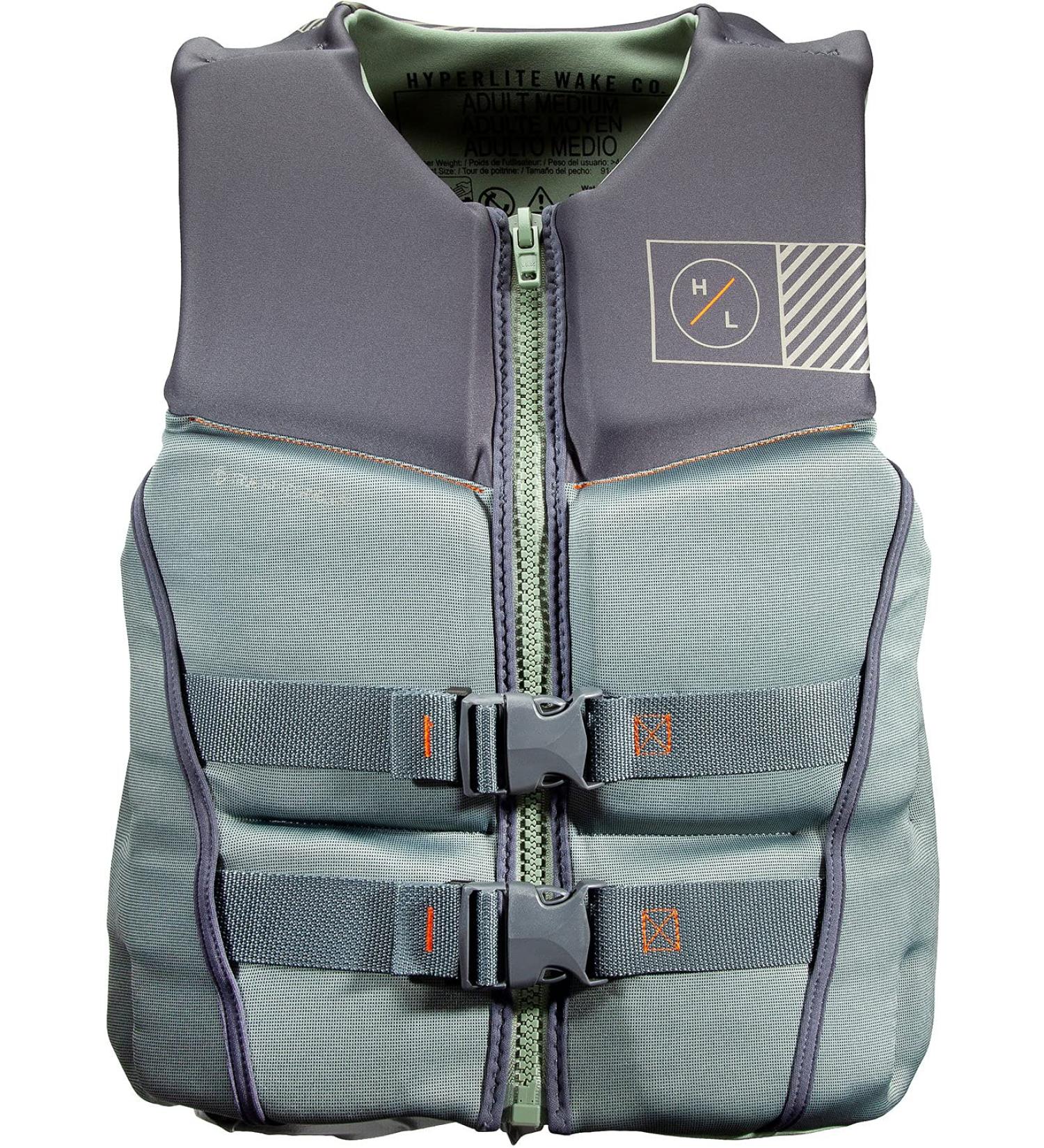 Hyperlite Prime CGA Wakeboard Vest Mens Slate Medium