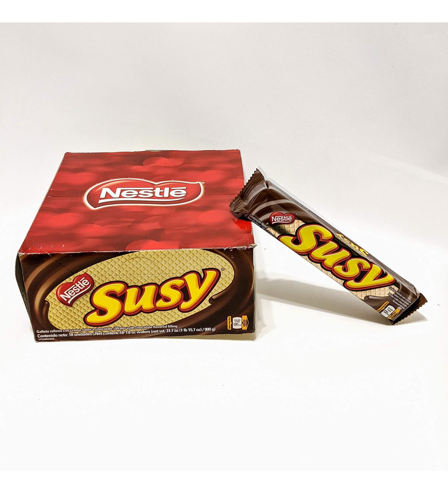 Venezuelan Susy Maxi Galleta Rellena con Crema de Chocolate 18 units x 50g | Delicious Treat - Buy Online on SooperMarket.com