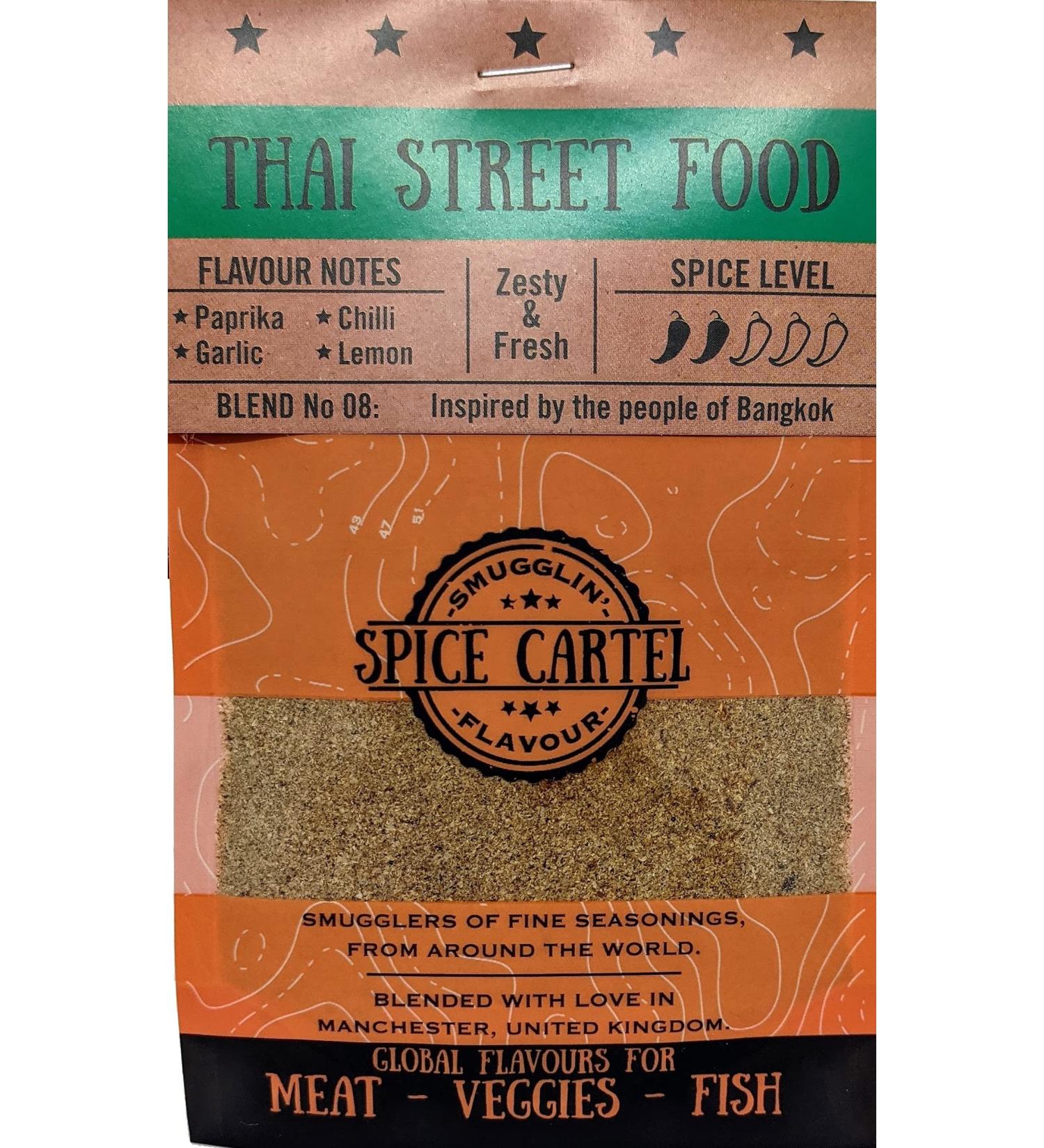 Thai Street Food Spice Blend - 35g Resealable Pouch | Handcrafted in the UK - Buy Online on SooperMarket.com