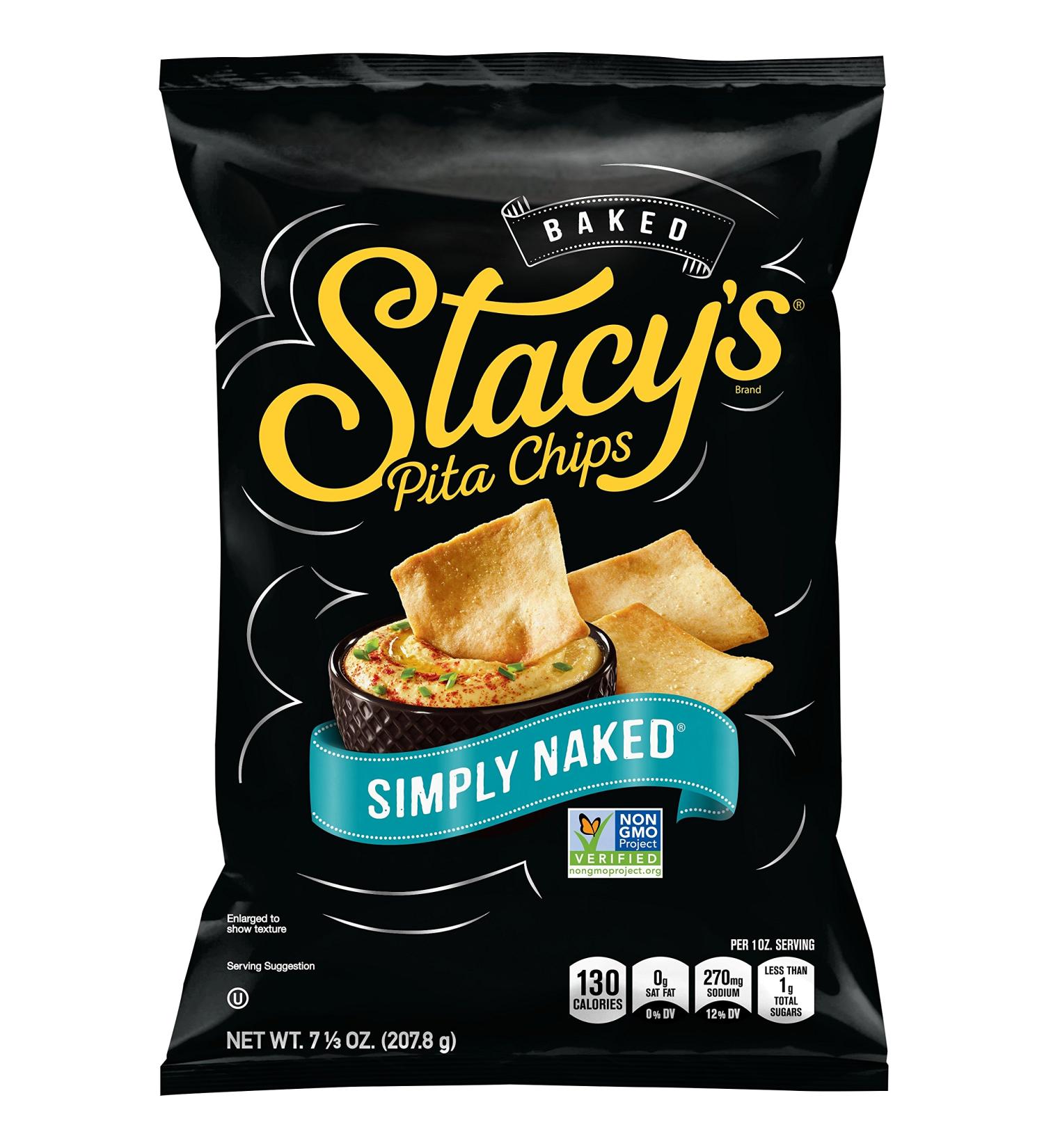 Stacy's Simply Naked Pita Chips 7.33oz - Delicious Snack Option - Buy Online on SooperMarket.com