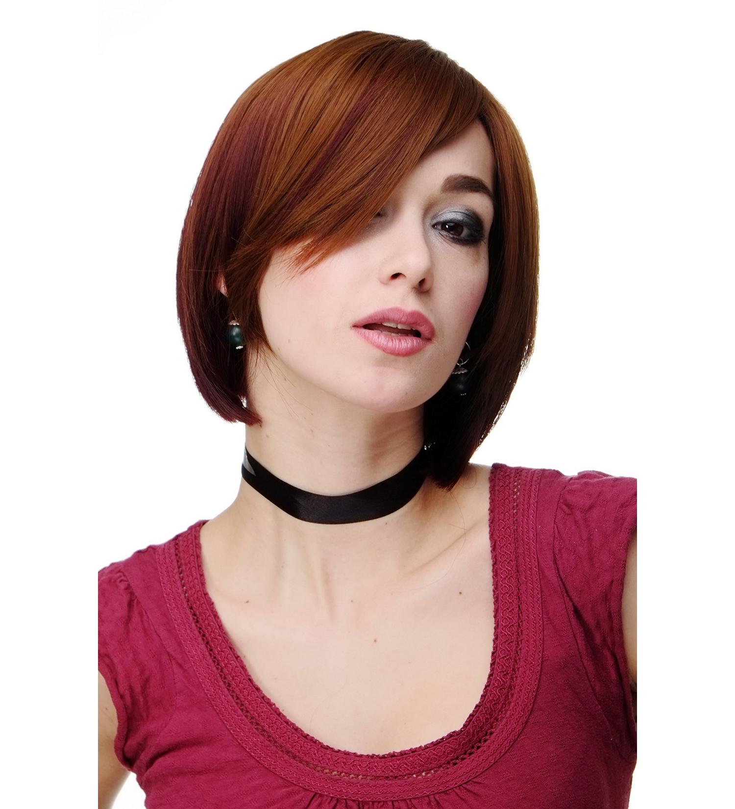 Lady's Short Bob Wig - Copper Brown Ombre - Sexy H9706-30F118 | WIG ME UP - International Shipping - Buy Online on SooperMarket.com