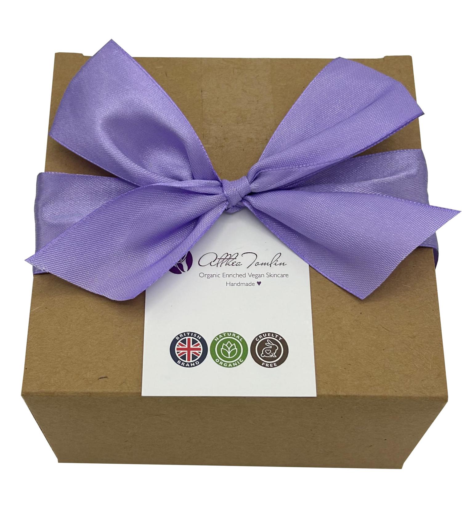 Mum lavender organic gift box for women lavender gift set lavender pamper box lavender gift with calming spray body cool gel body lotion gift boxed with ribbon and tag - Buy Online on SooperMarket.com
