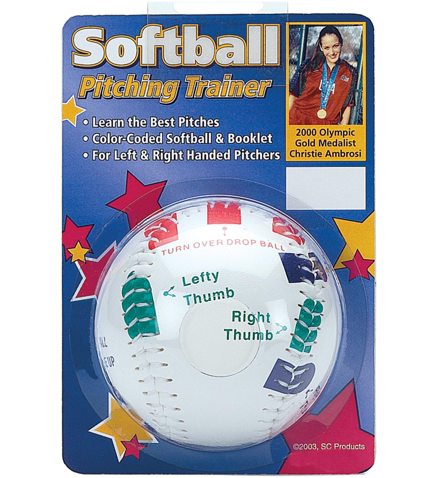 Markwort Christie Ambrose's Softball Pitching Trainer, 11-Inch,White