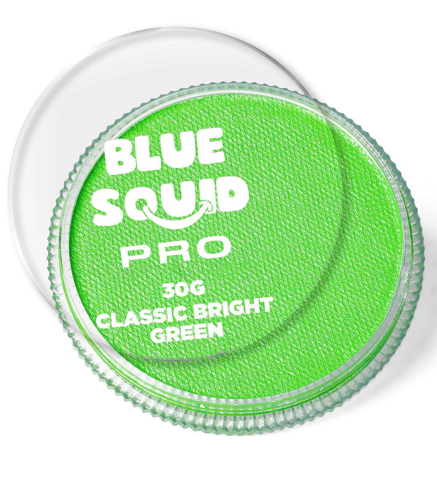 Blue Squid PRO Face Paint - Bright Lime Green (30gm) | Superior Quality Water Based Makeup for Adults, Kids & SFX - Buy Online on SooperMarket.com