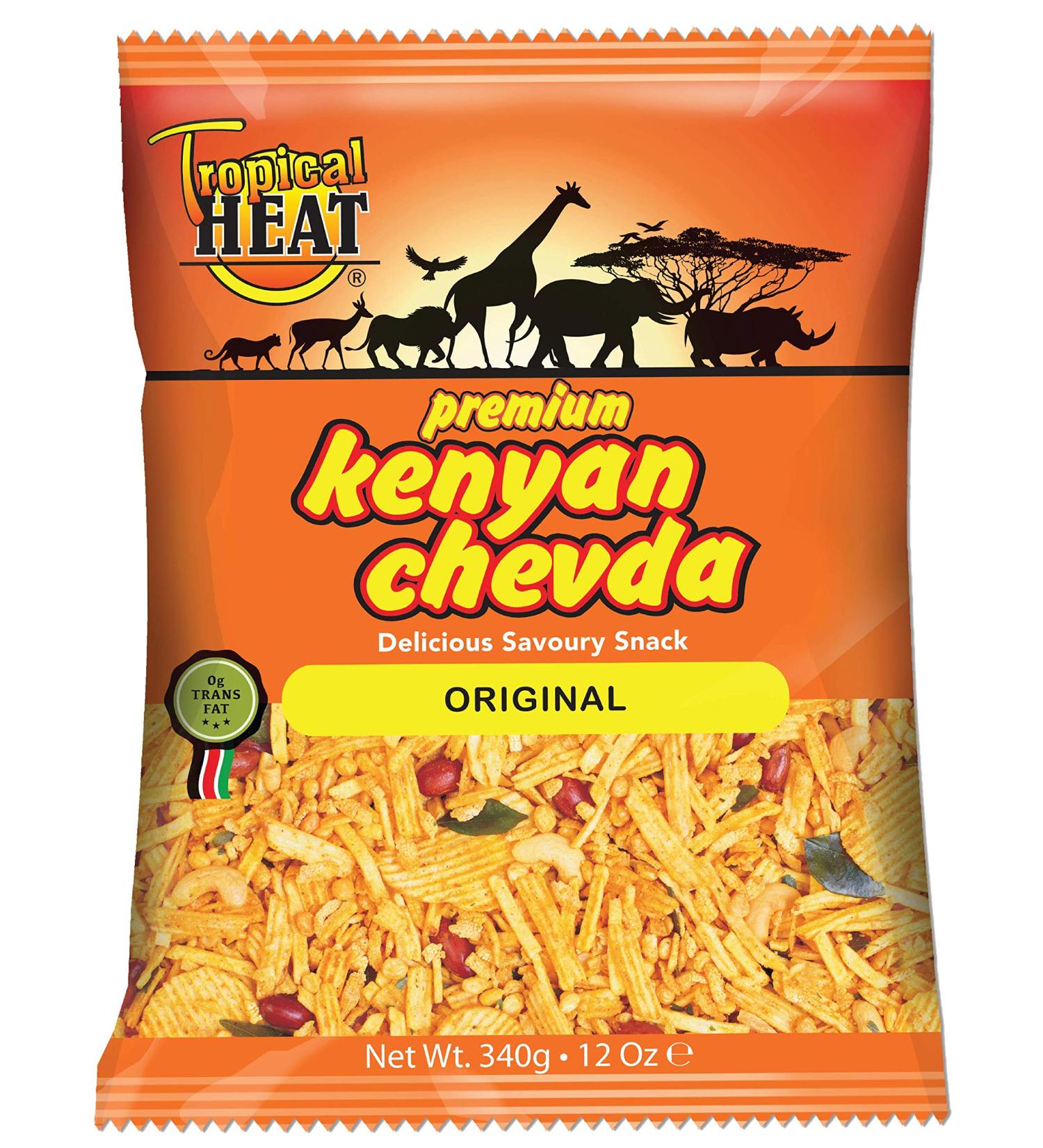 Tropical Heat Original Kenyan Chevda - 5 Pack 340g - Savory Snack Mix - Buy Online on SooperMarket.com