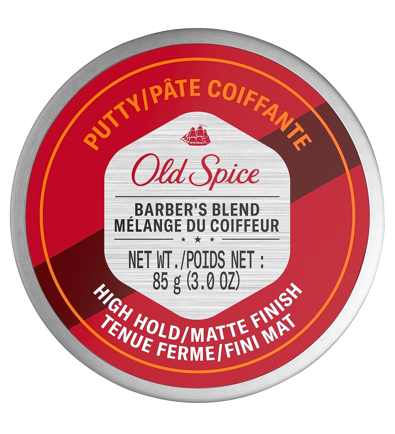 Old Spice Hair Styling Putty for Men - High Hold & Matte Finish Aloe Infused 3oz | Barber's Blend - Buy Online on SooperMarket.com