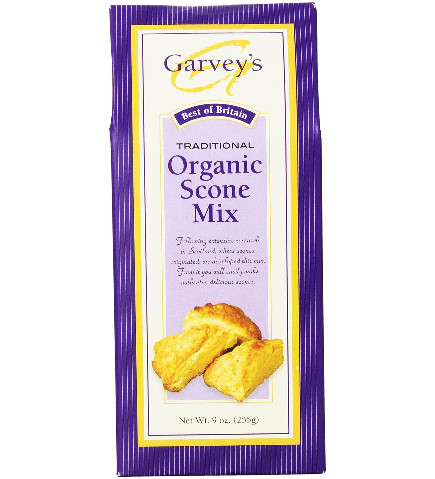 Garvey's Organic Traditional Scone Mix 9oz (Pack of 6) - Delicious and Easy-to-Make Scones - Buy Online on SooperMarket.com