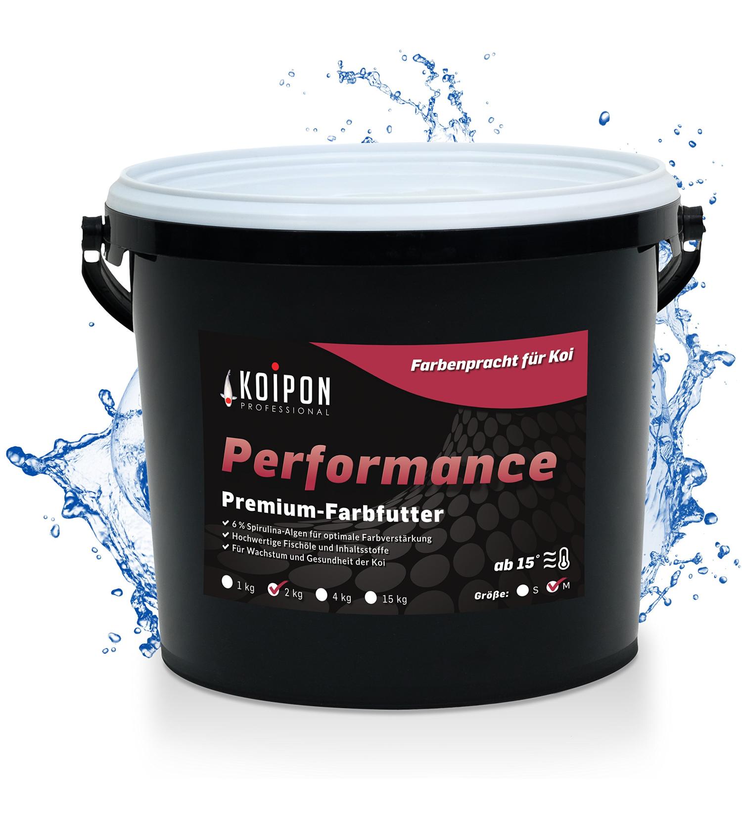 Koipon Performance Summer Koi Food 2kg - 6% Spirulina Floating Pellets for Pond & Goldfish - Premium Color Enhancer - Buy Online on SooperMarket.com