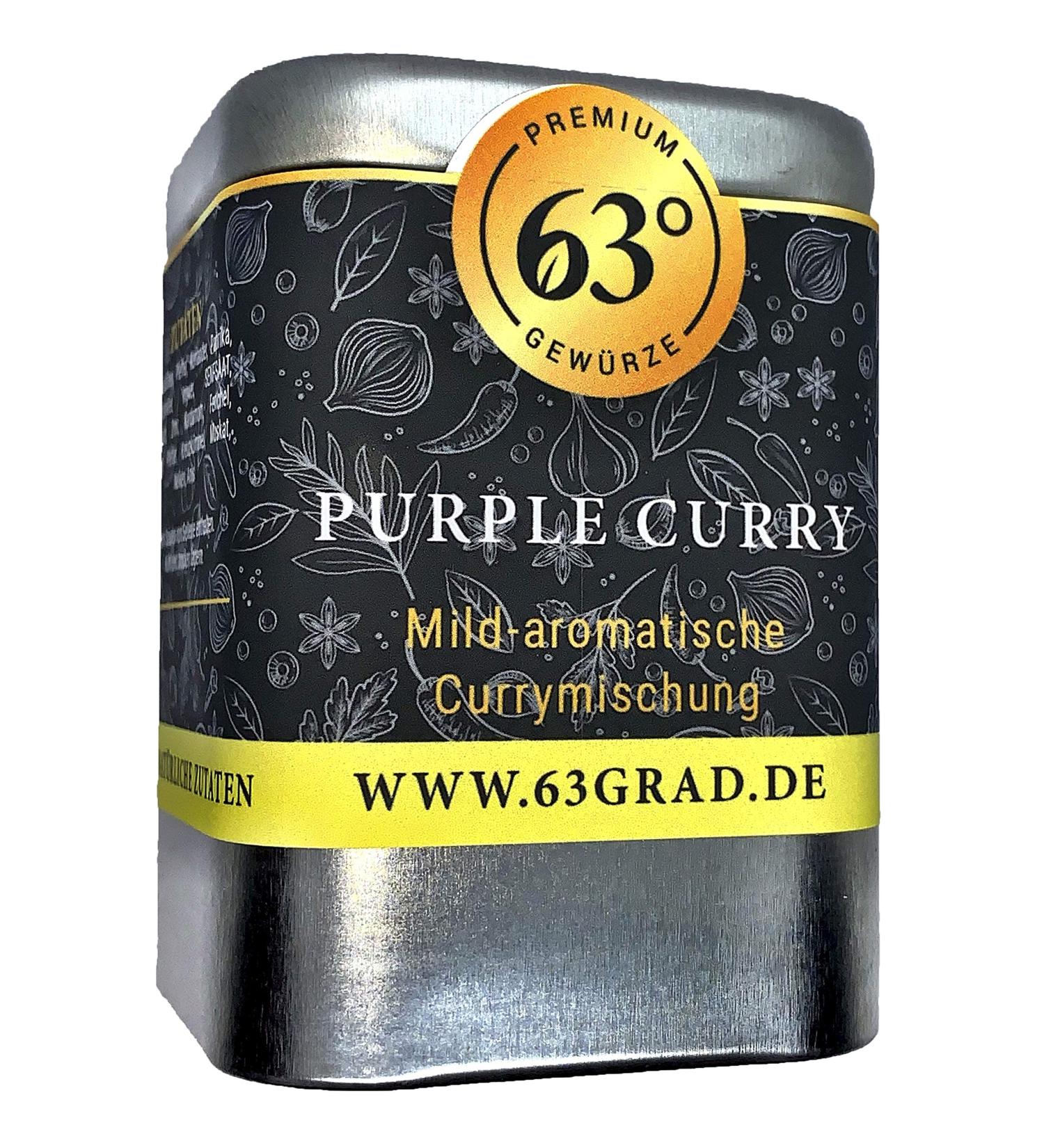 Buy 63 Grad Purple Curry - Hibiscus Flower Curry Mix (75g) | International Shipping Available - Buy Online on SooperMarket.com