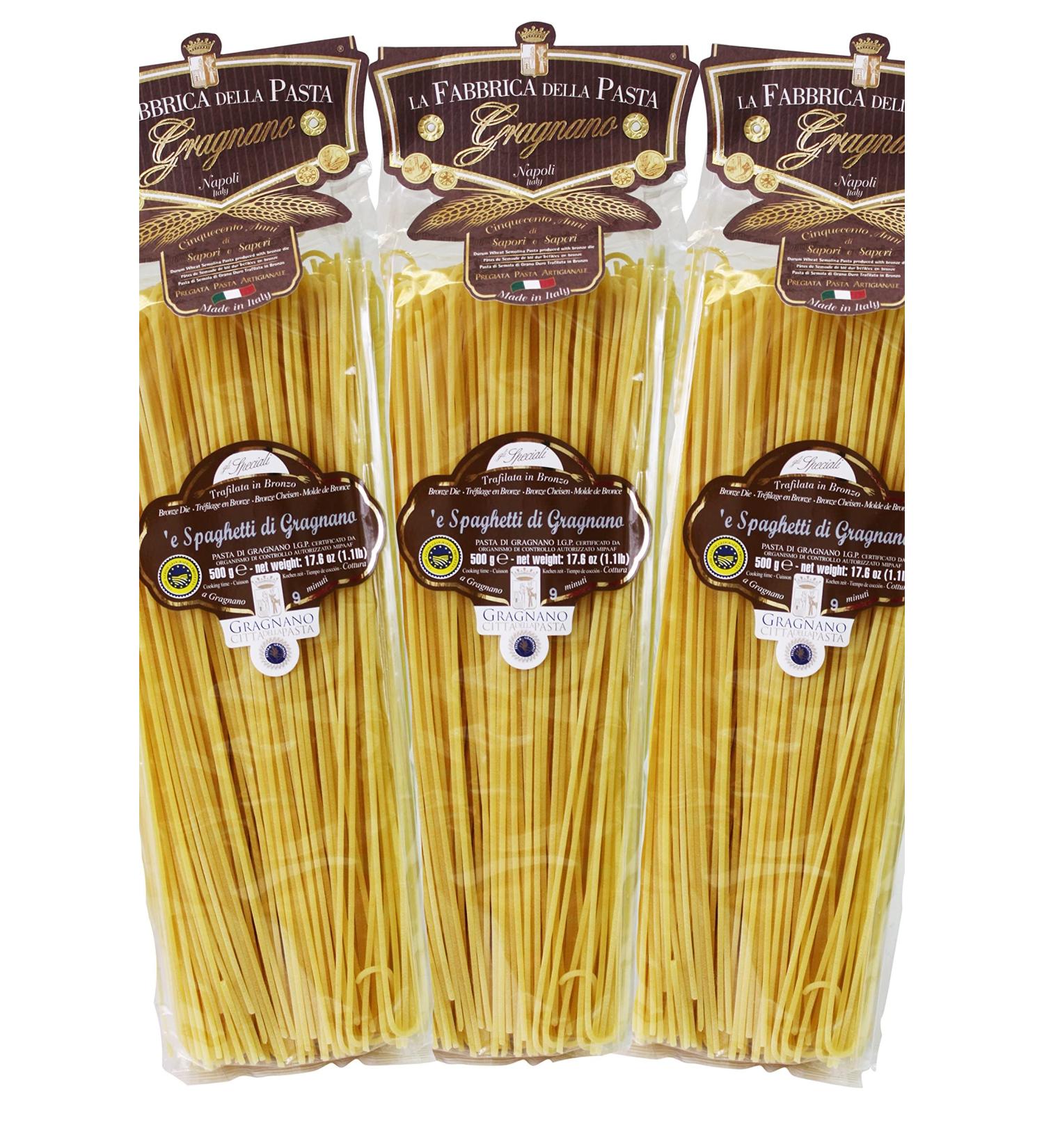 Original Italian Pasta Spaghetti di Gragnano IGP Offer 3X500g