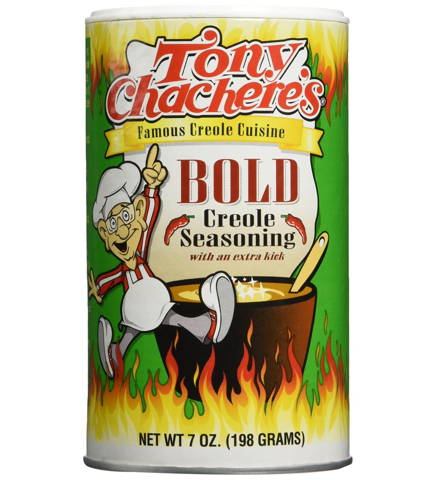 Tony Chachere's Bold Creole Seasoning 7 oz. - Authentic Louisiana Spice Blend - Buy Online on SooperMarket.com