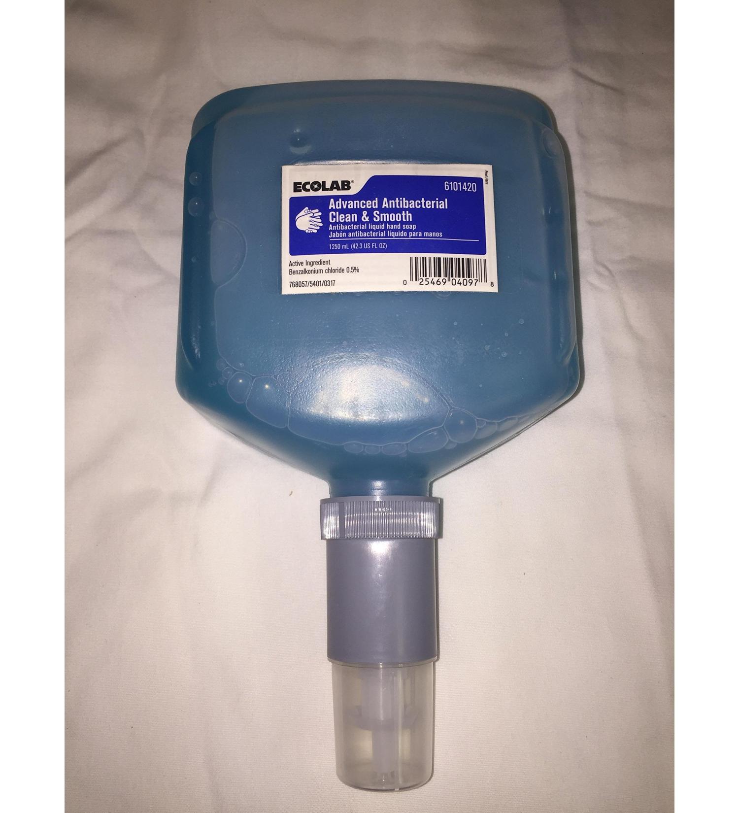 Ecolab Advanced Antibacterial Clean & Smooth Liquid Hand Soap- 1250 ML