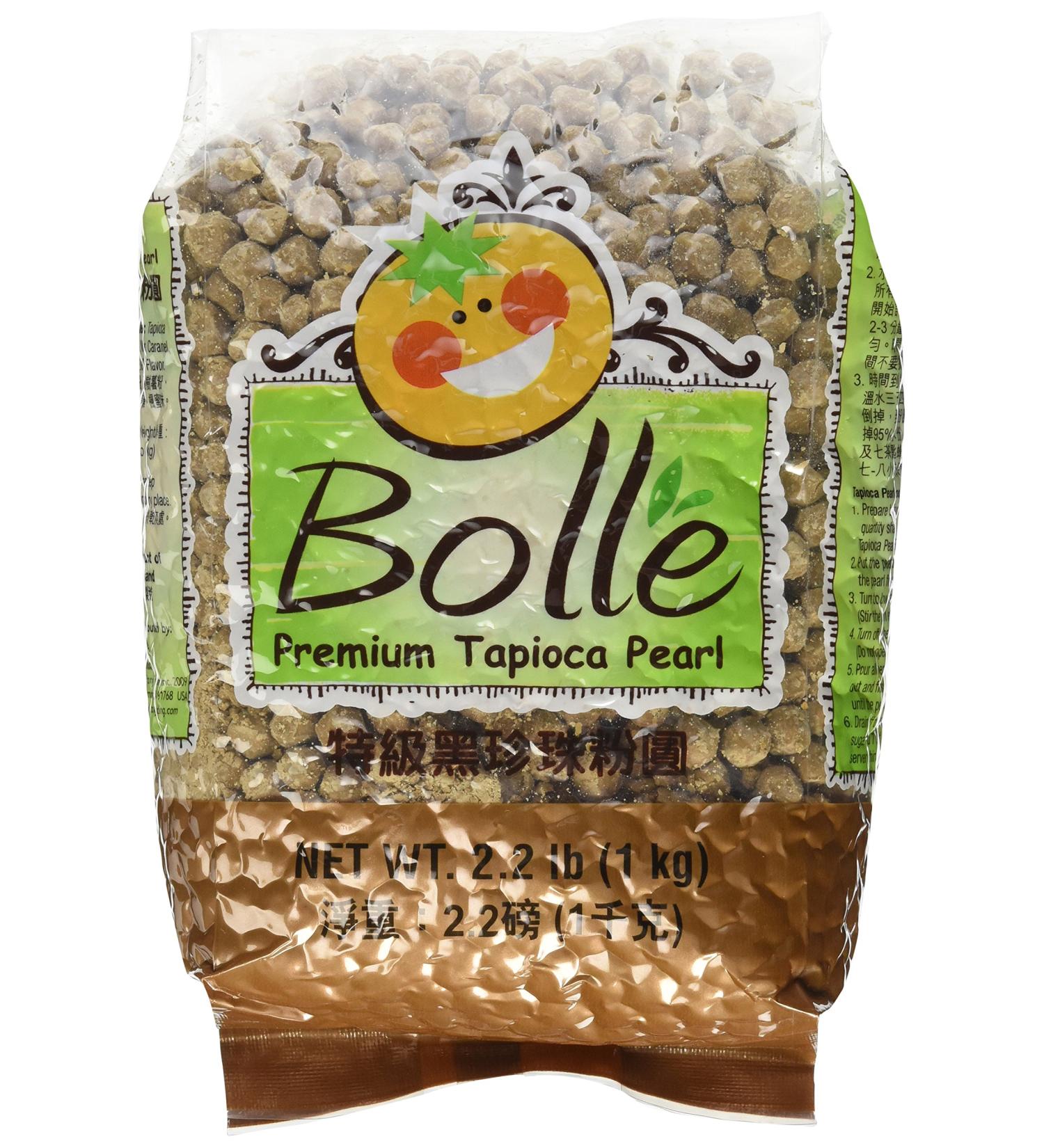 BOLLE - Boba Bubble Tea Tapioca Pearls 2.2 Lbs | Premium Quality Ingredients - Buy Online on SooperMarket.com