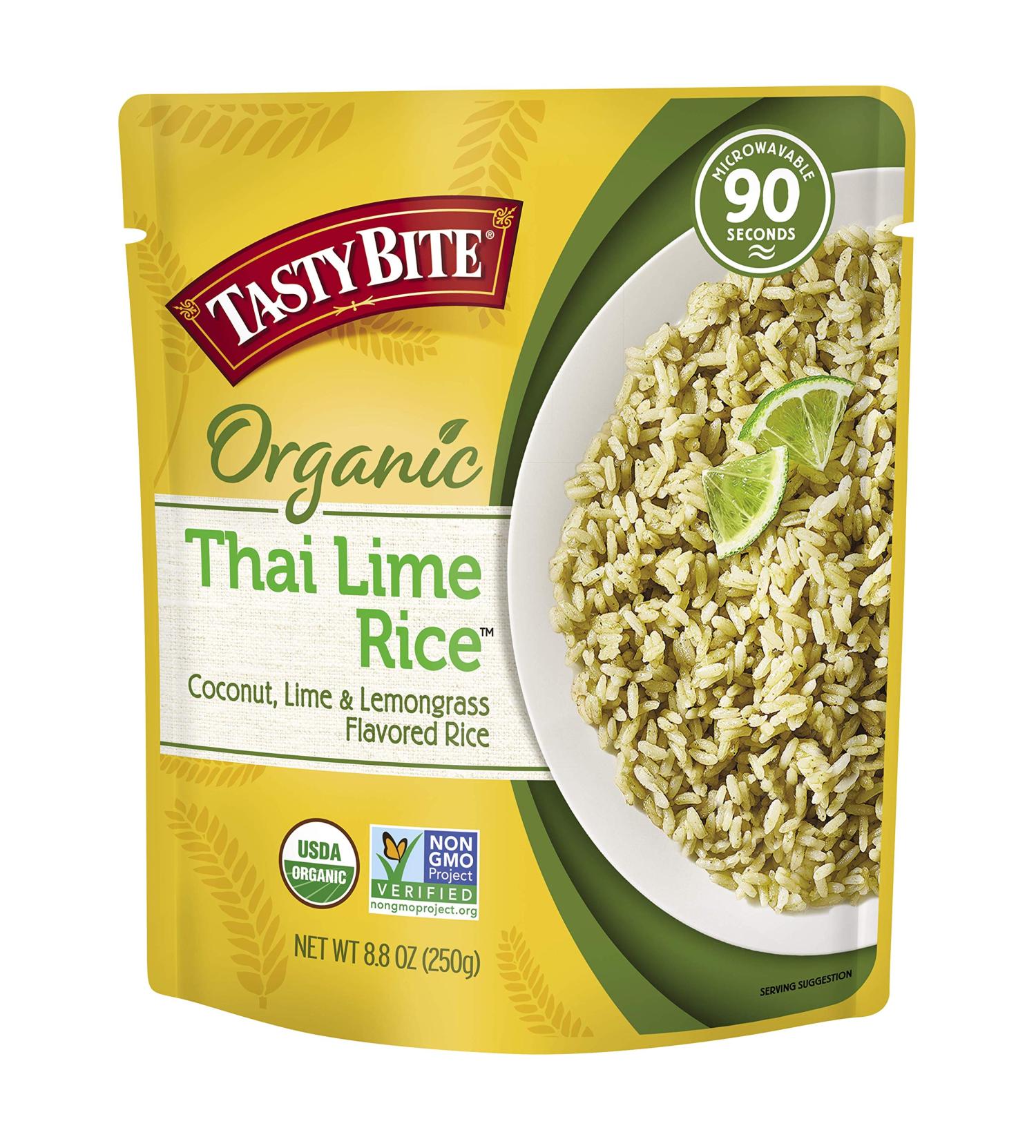 Tasty Bite Organic Thai Lime Rice - Ready to Eat, Vegan, 8.8 oz (Pack of 6) - Buy Online on SooperMarket.com