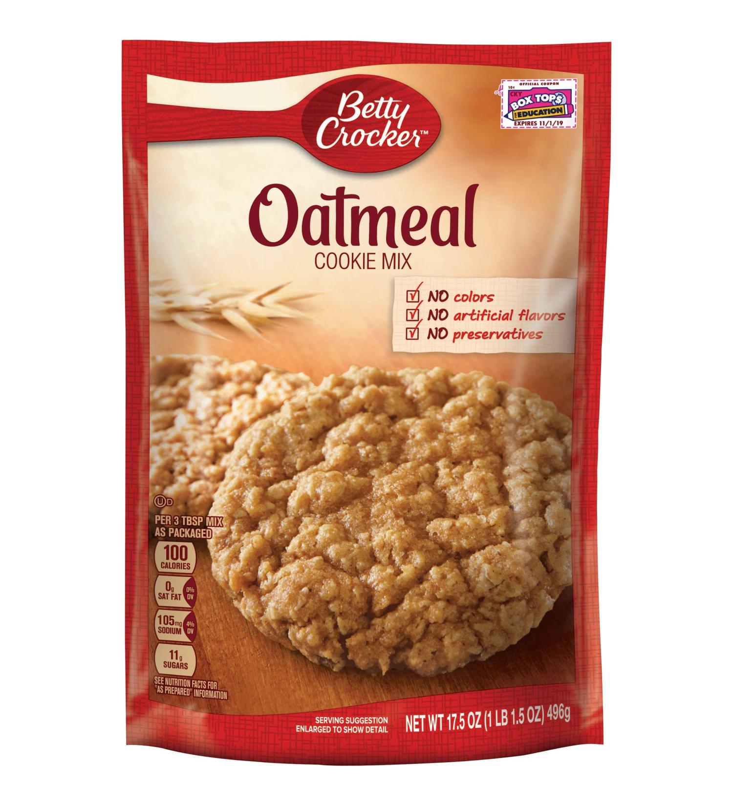 Betty Crocker Oatmeal Cookie Mix 17.5 oz - Pack of 12 | Baking Mix - Buy Online on SooperMarket.com