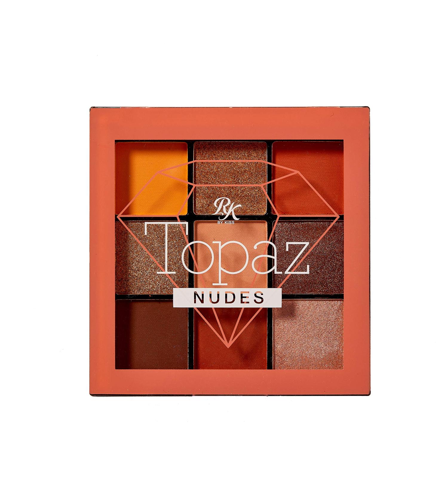 Ruby Kisses Topaz Eye Shadow Palette - 9 Shadows, Spring Makeup | 1 Pack - Buy Online on SooperMarket.com