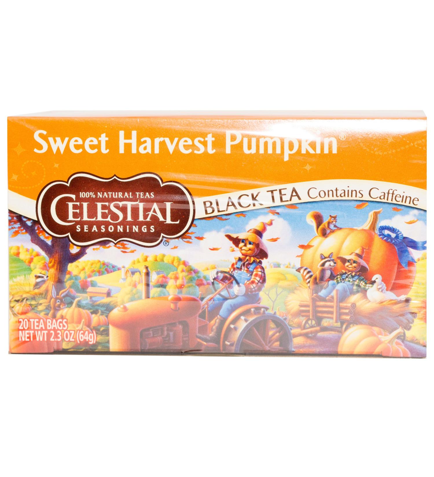 Celestial Seasonings Pumpkin Pie Black Tea - 20 Count (Pack of 6) | Holiday Flavor - Buy Online on SooperMarket.com