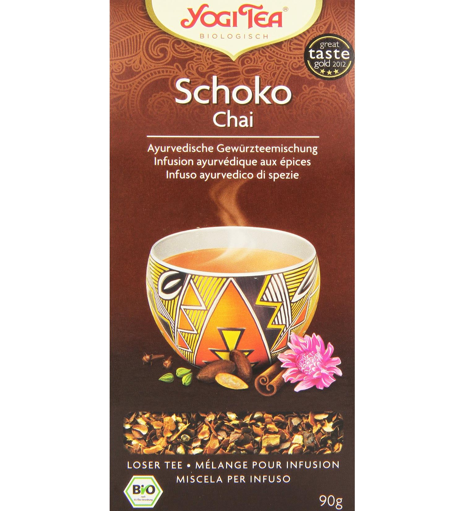 Yogi Tea Chocolate Chai Organic 2-Pack (2 x 90g) | Buy Organic Spiced Tea Online - Buy Online on SooperMarket.com