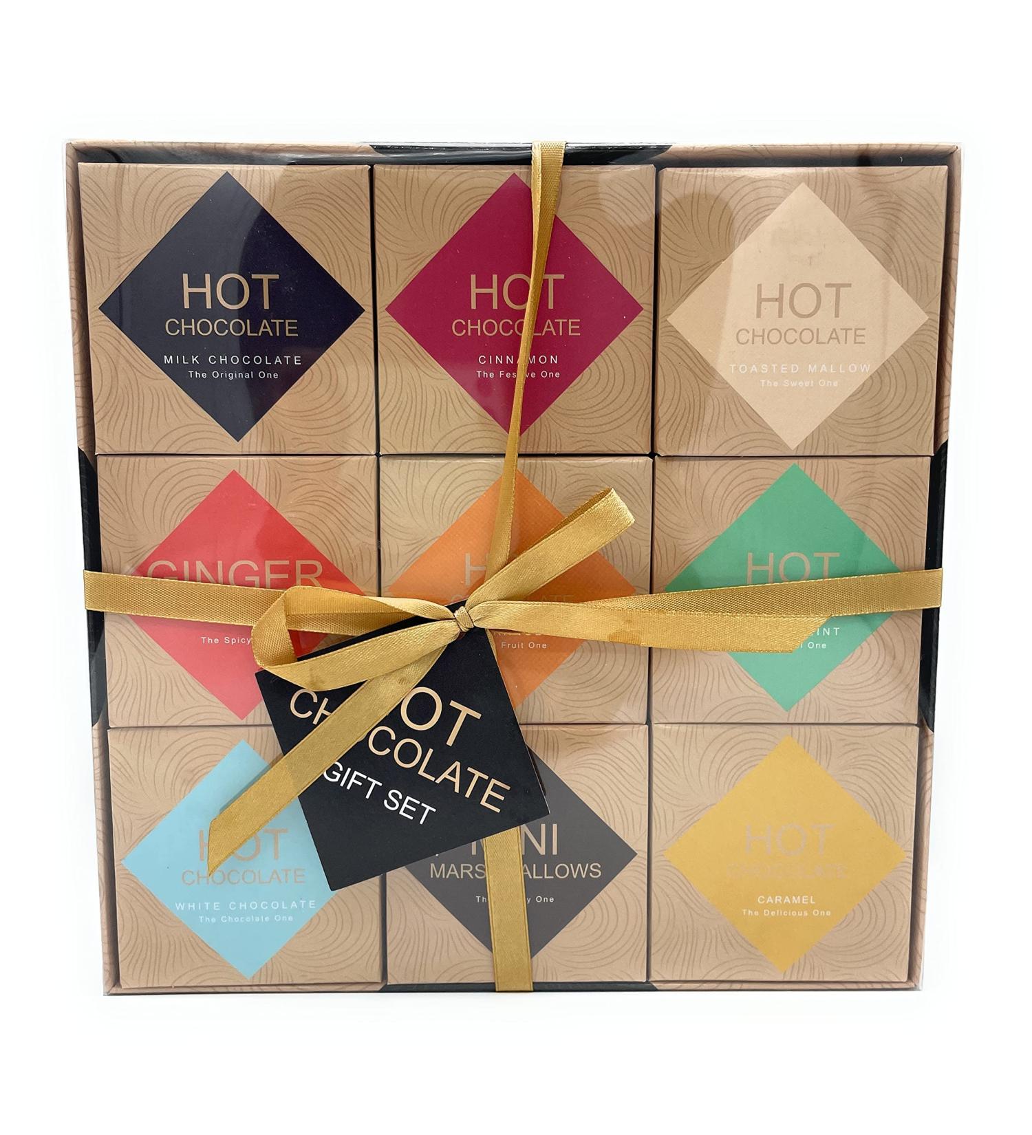 Deluxe Hot Chocolate & Biscuit Gift Set - Assorted Flavours Collection - Buy Online on SooperMarket.com