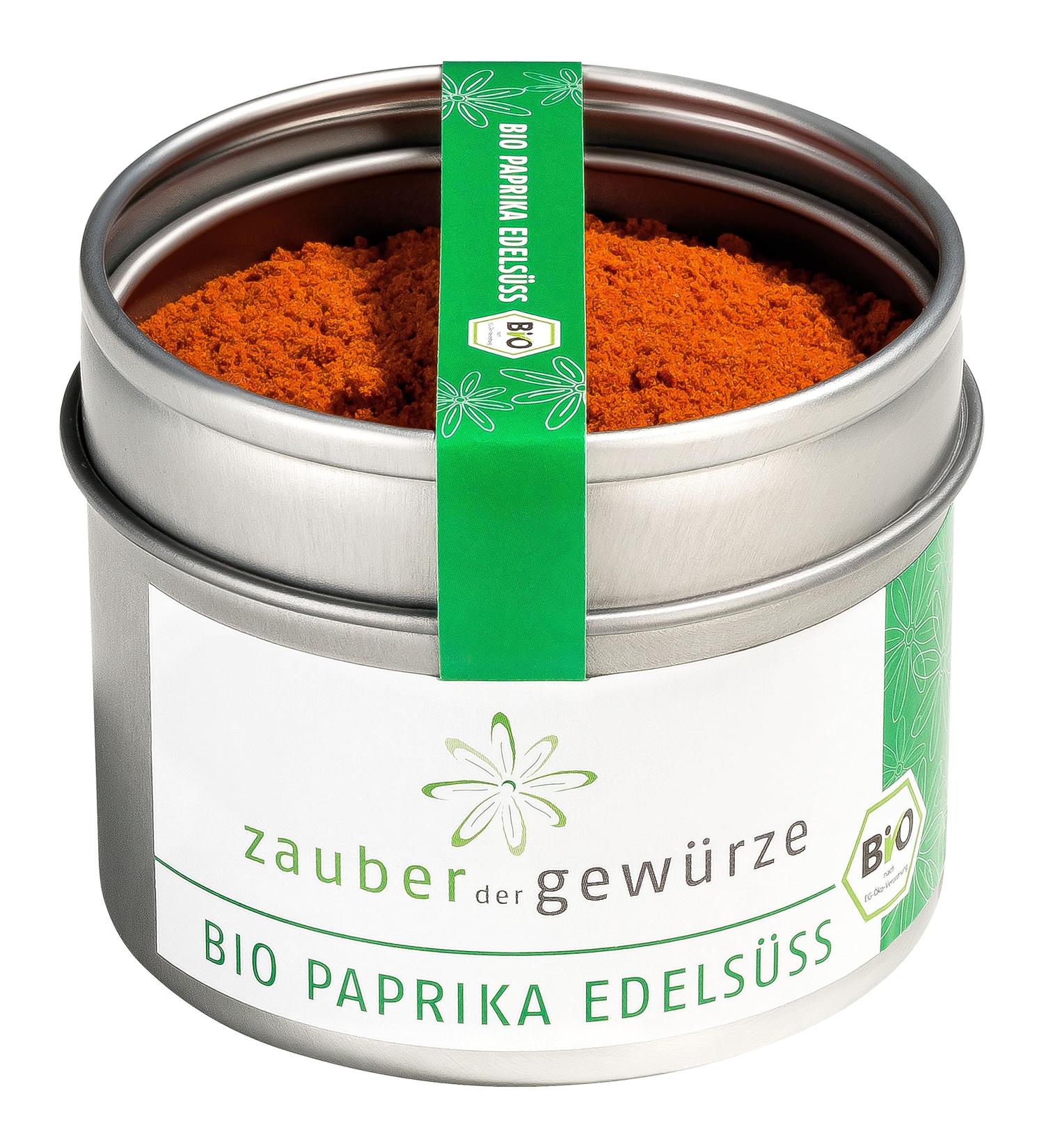Magic of the Spices Bio Paprika Edels ss - Mild Sweet Organic Paprika Powder for Goulash | 60g Premium Quality & Reclaimable Aroma - Buy Online on SooperMarket.com