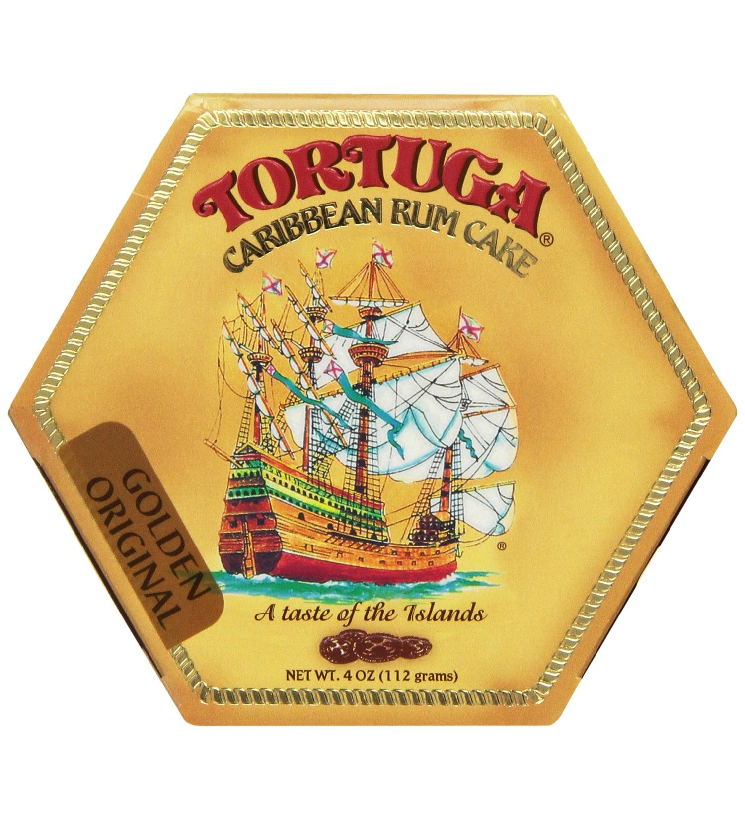 TORTUGA Caribbean Original Rum Cake with Walnuts - 4 oz Rum Cake - The Perfect Premium Gourmet Gift for Stocking Stuffers Gift Baskets and Christmas Gifts - Great Cakes for Delivery 4 Ounce (Pack of 1) - Buy Online on SooperMarket.com