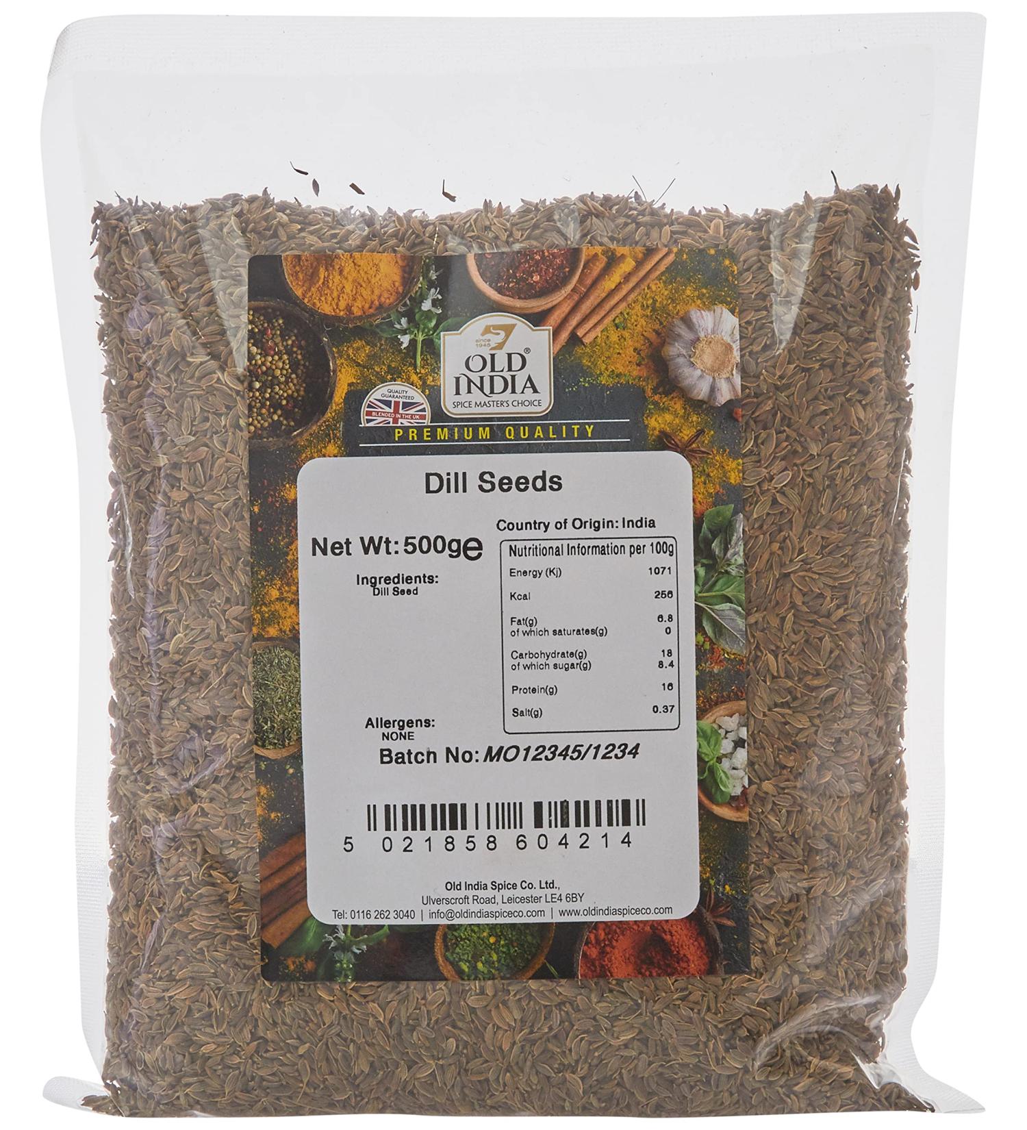 Old India Dill Seeds 500g - Premium Quality and Fresh Aroma - Buy Online on SooperMarket.com