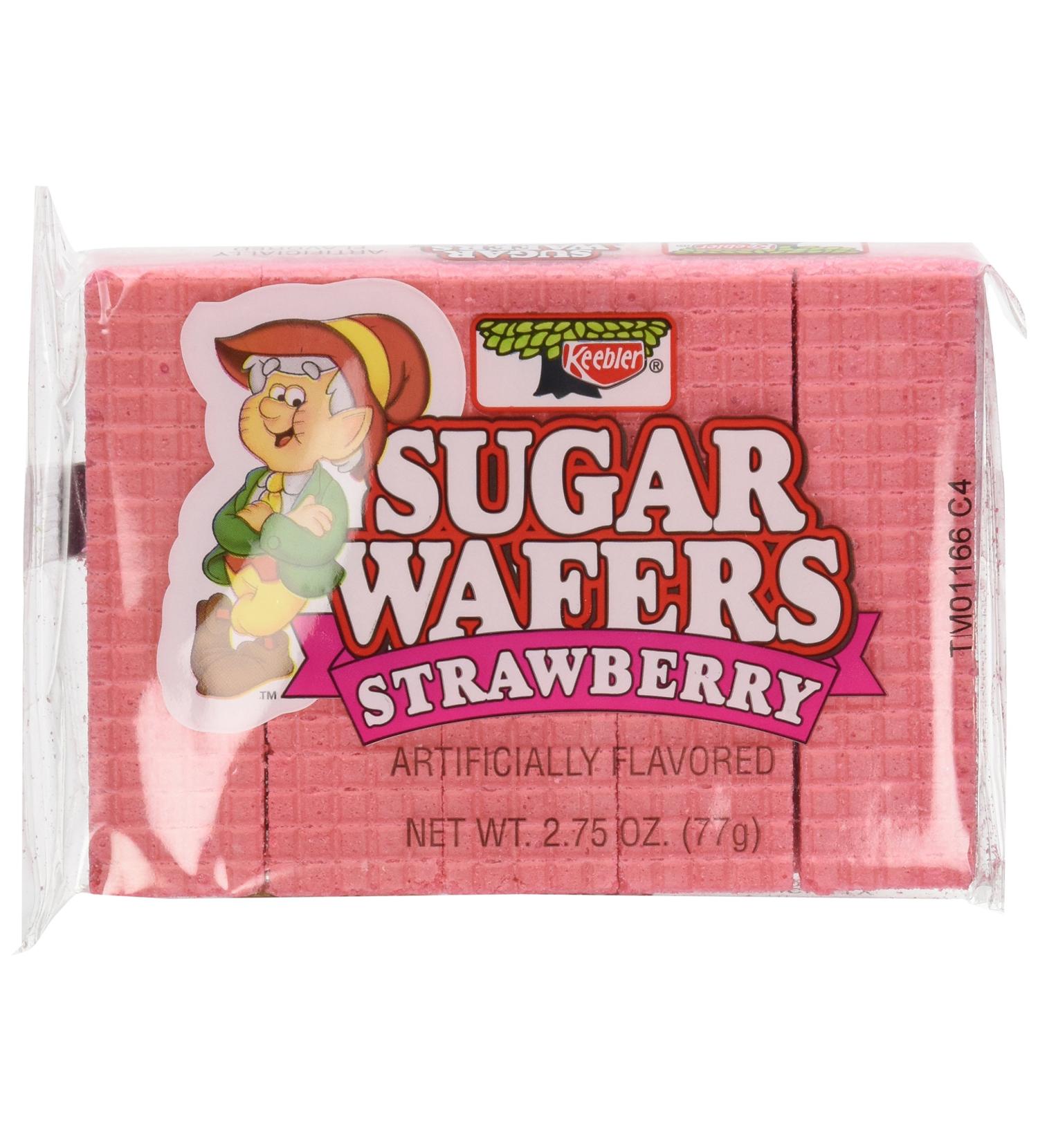 Keebler Sugar Wafers Strawberry 2.75oz (Pack of 12) - 33oz Total - 12ct - Buy Online on SooperMarket.com