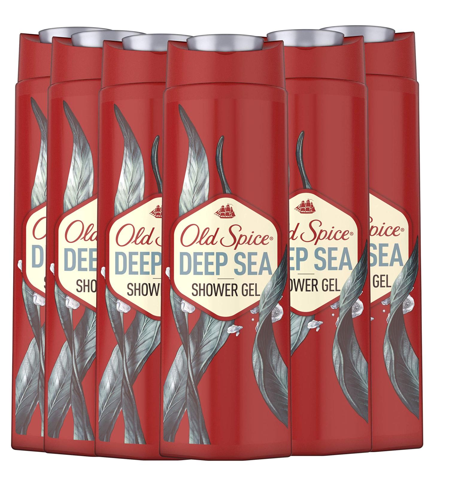 Old Spice Deep Sea Shower Gel For Men 6x 400 Ml - Buy Online on SooperMarket.com