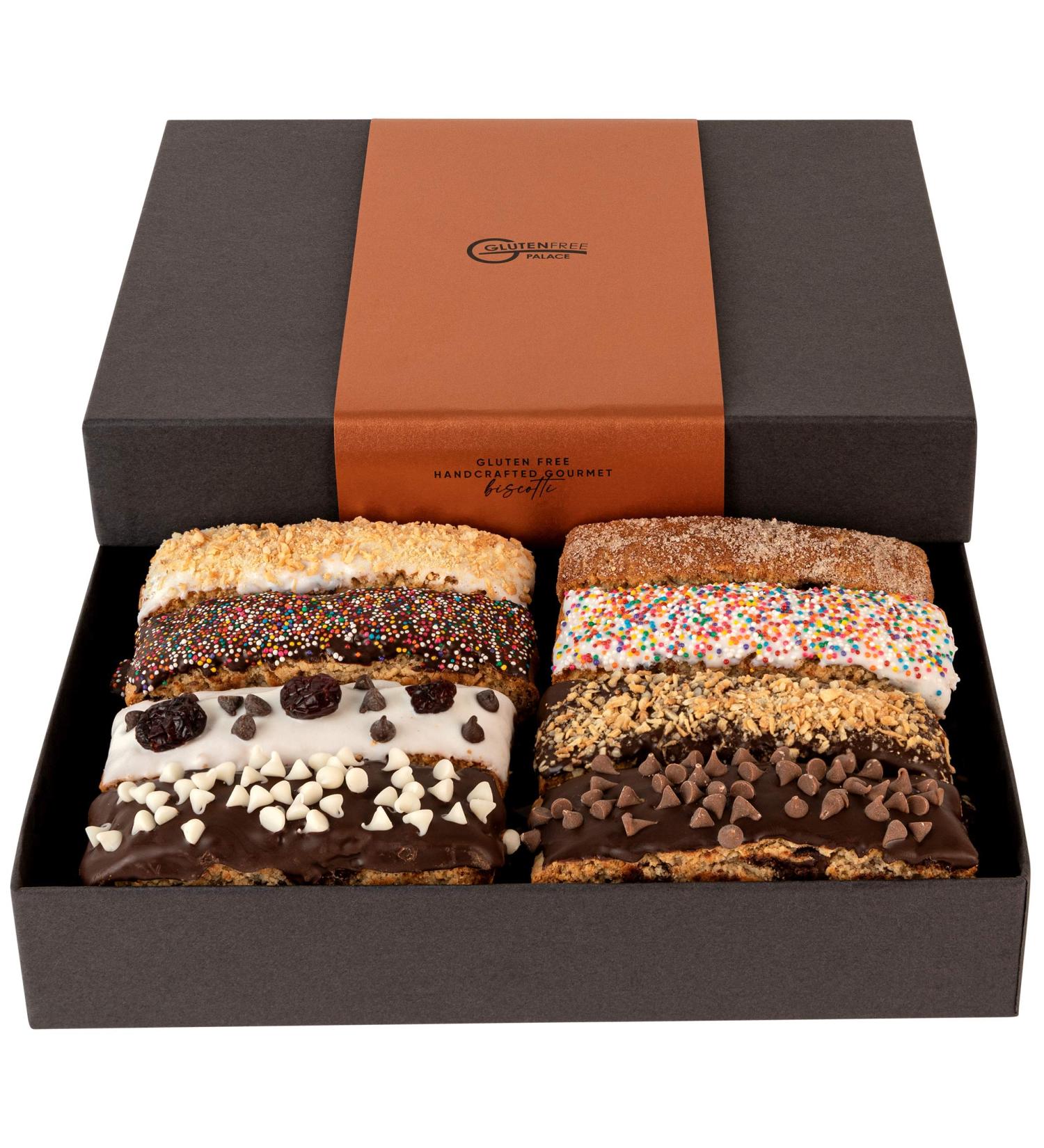 Gluten Free Biscotti Gift Basket | Stunning Cookies Gift Baskets | Chocolate Gift Basket | Food & Beverage Gifts for Men  Women | Care Package for College Students  Corporate Gift  Independence Day  Sympathy  Birthday and  - Buy Online on SooperMarket.com