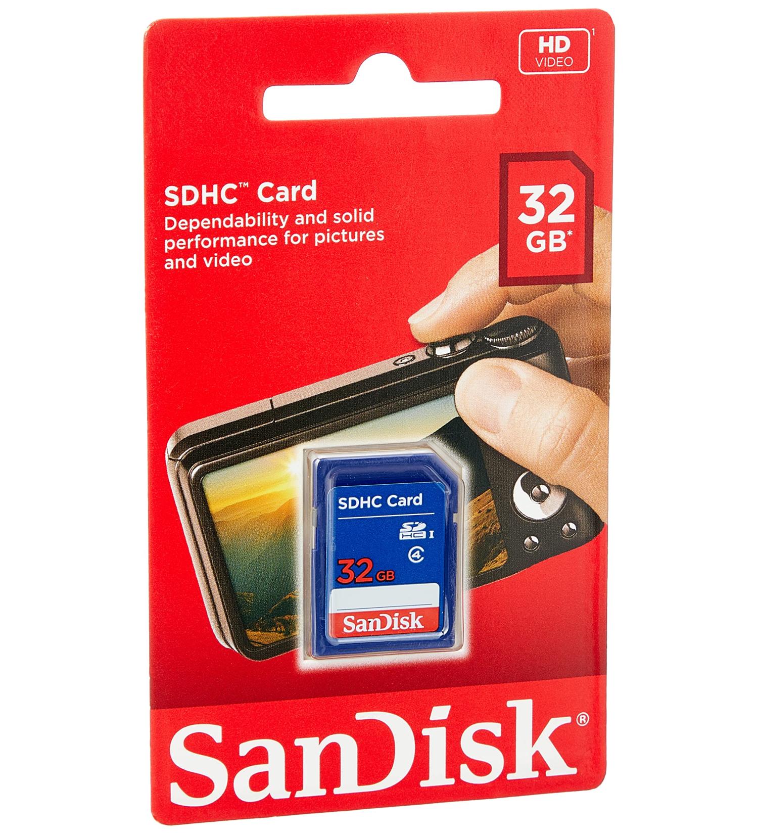 SanDisk 32GB SDHC Flash Memory Card (SDSDB-032G-B35) - Standard Packaging - Buy Online on SooperMarket.com