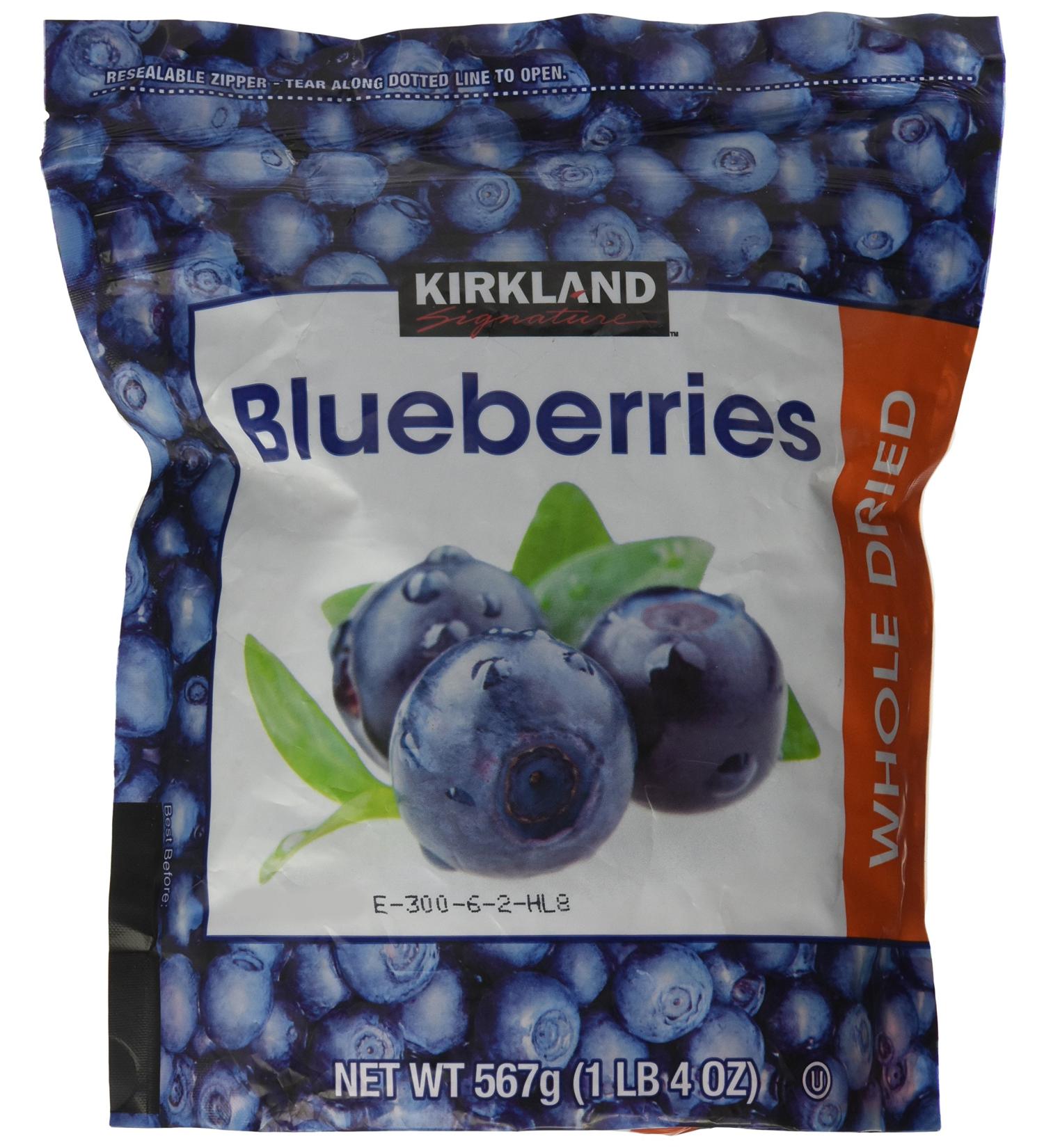 Kirkland Signature Whole Dried Blueberries 20 Oz