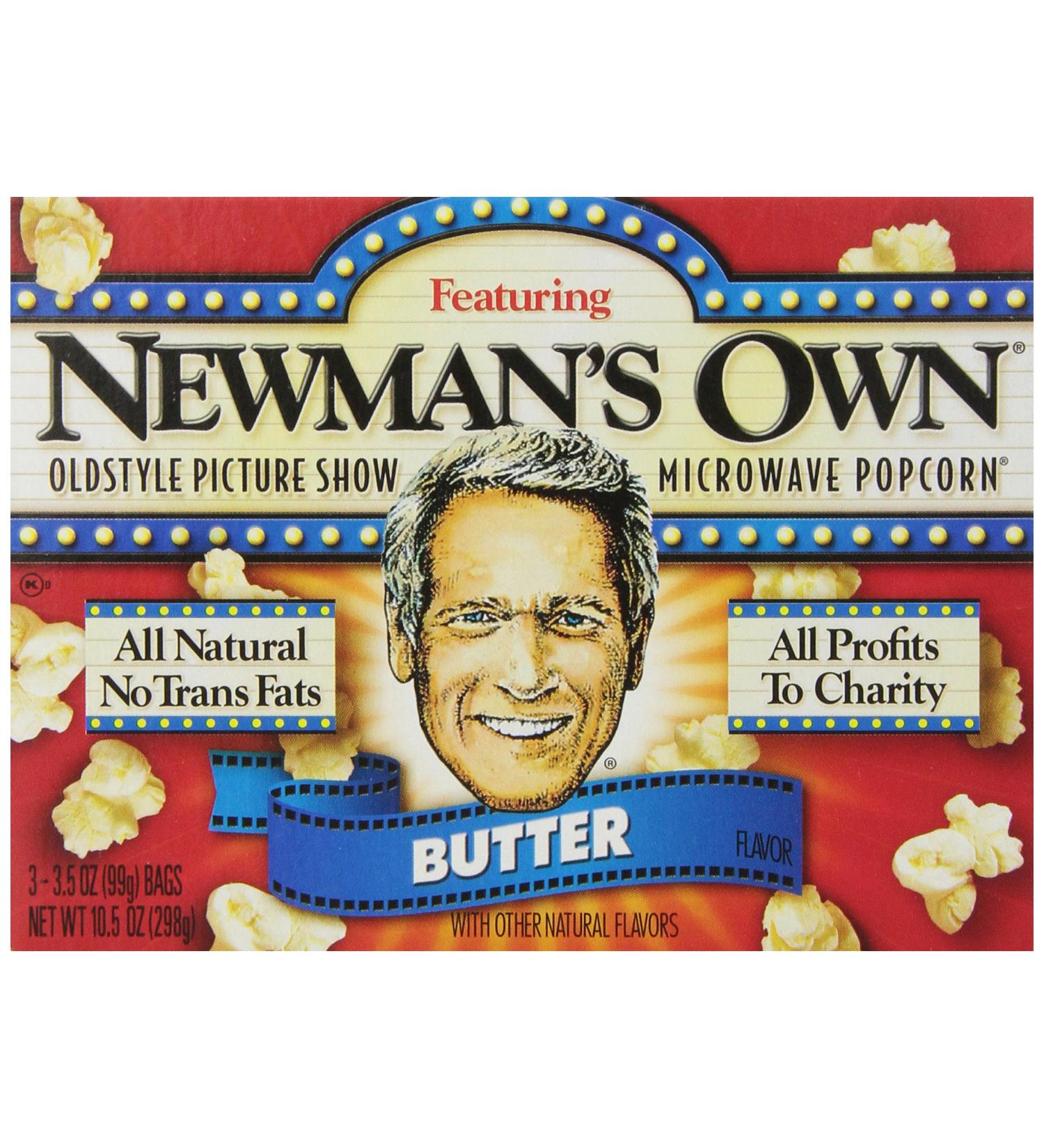 Newman's Own Old Style Picture Show Butter Microwave Popcorn - 3 Count - Buy Online on SooperMarket.com