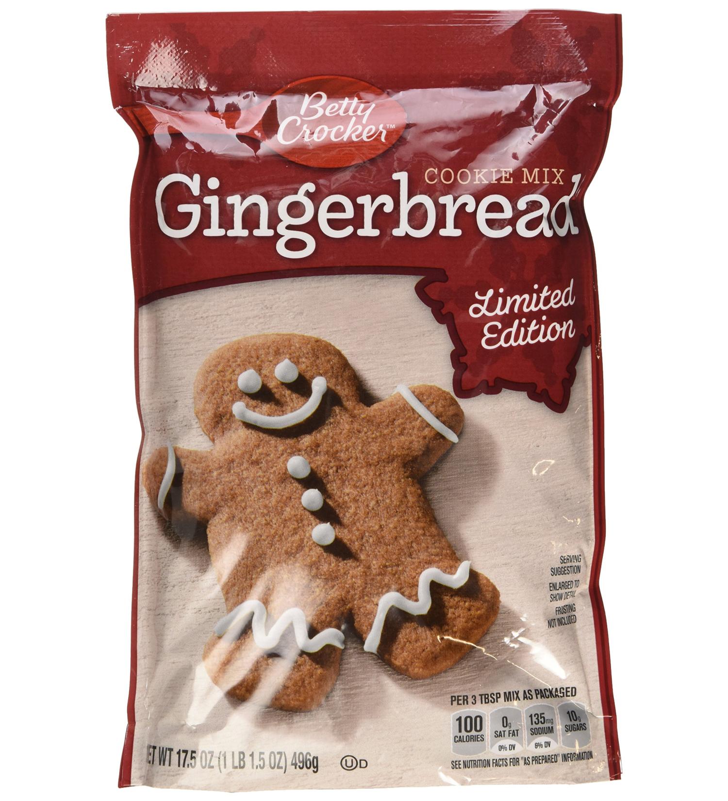 Betty Crocker Gingerbread Cookie Mix 17.5 Oz - Pack of 2 | Holiday Baking Essential - Buy Online on SooperMarket.com