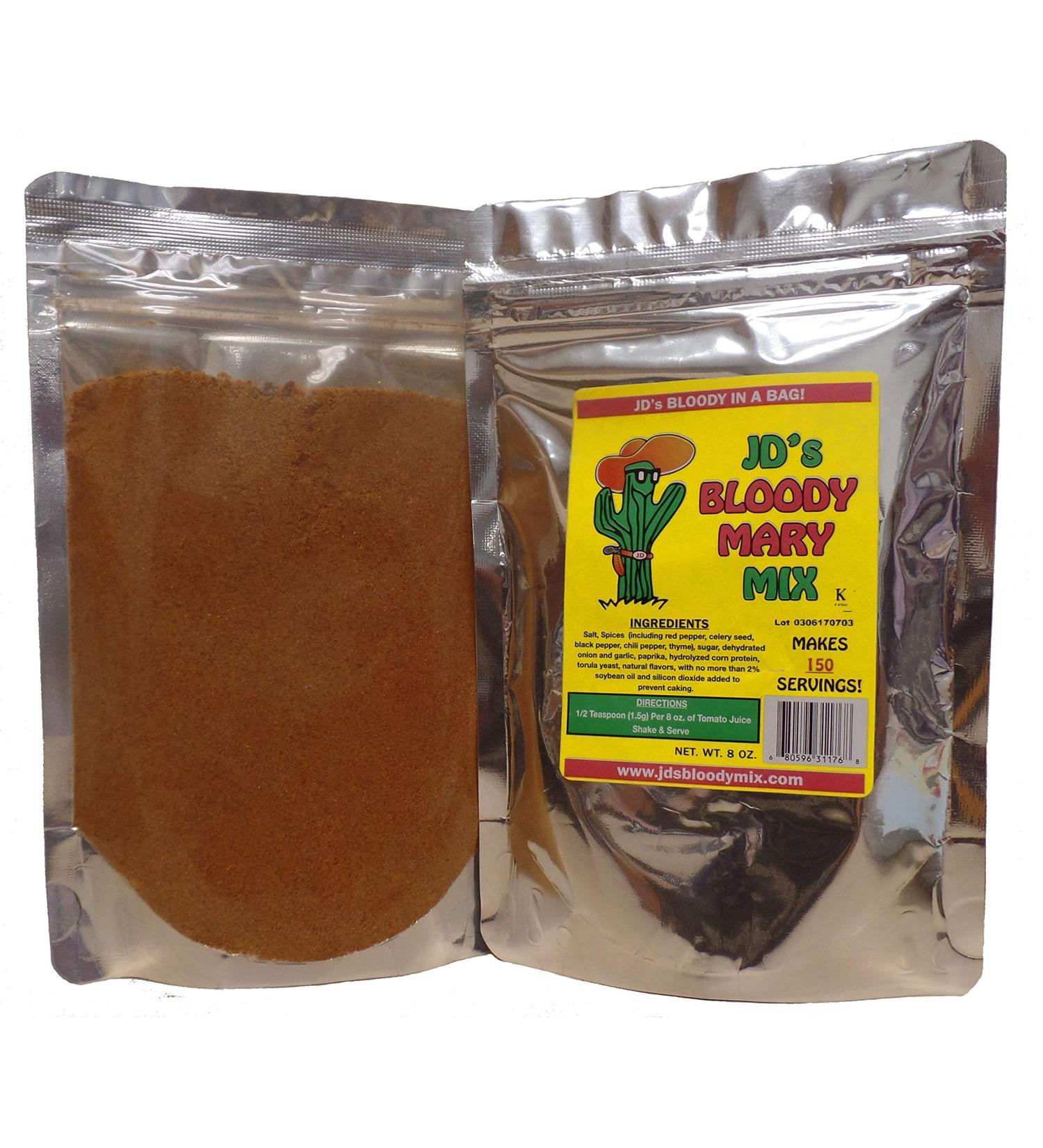 JDs Bloody Mary Mix (2 Packages, 300 Servings!)