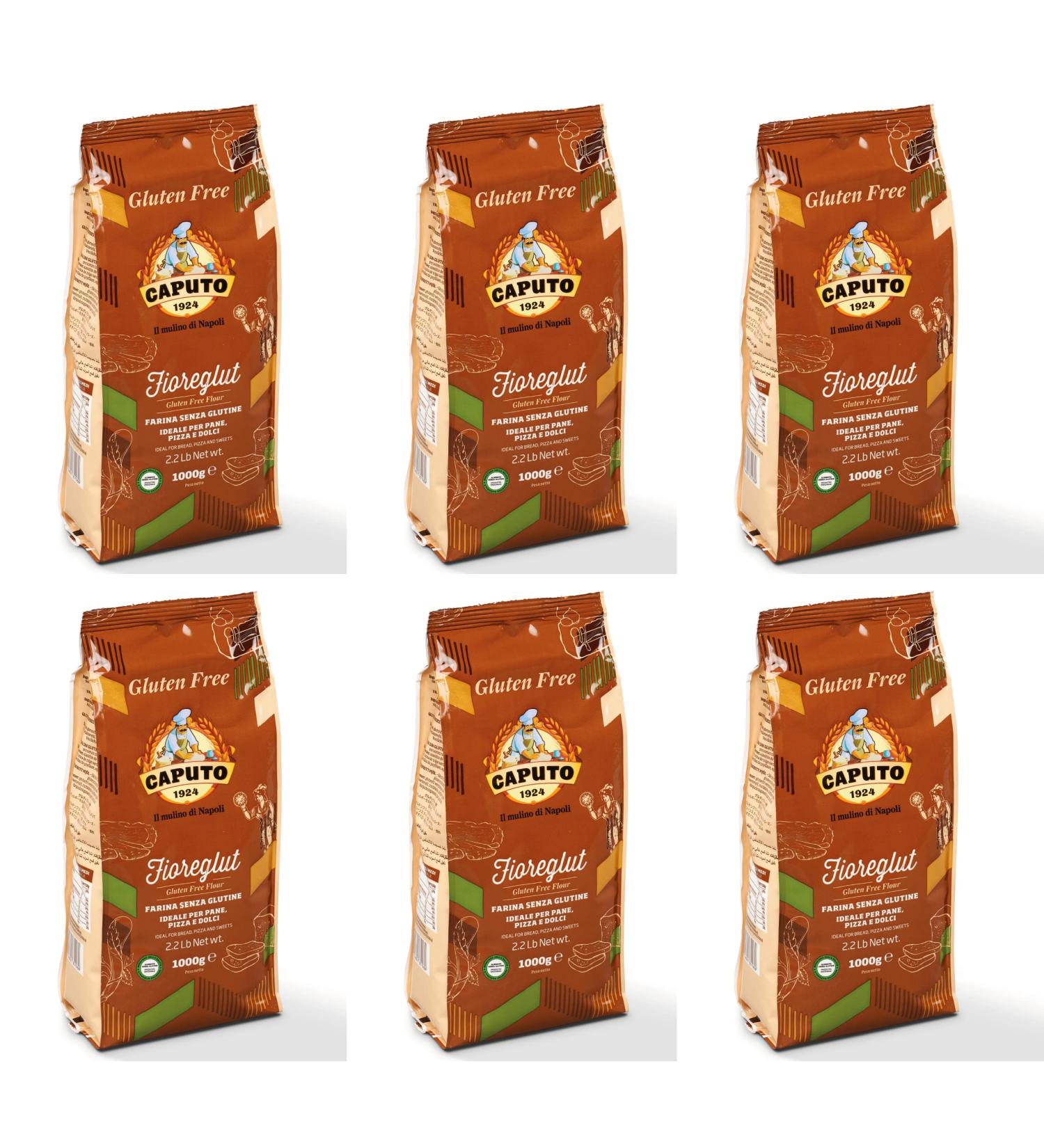 6X Antico Molino Caputo Farina Fioreglut Senza glutine Gluten-Free Flour 1Kg - Buy Online on SooperMarket.com