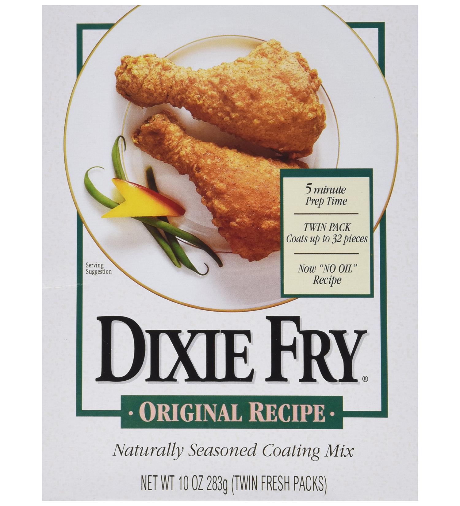 Dixie Fry Original Recipe Seasoned Coating Mix, 10 oz 10 Ounce (Pack of 1)