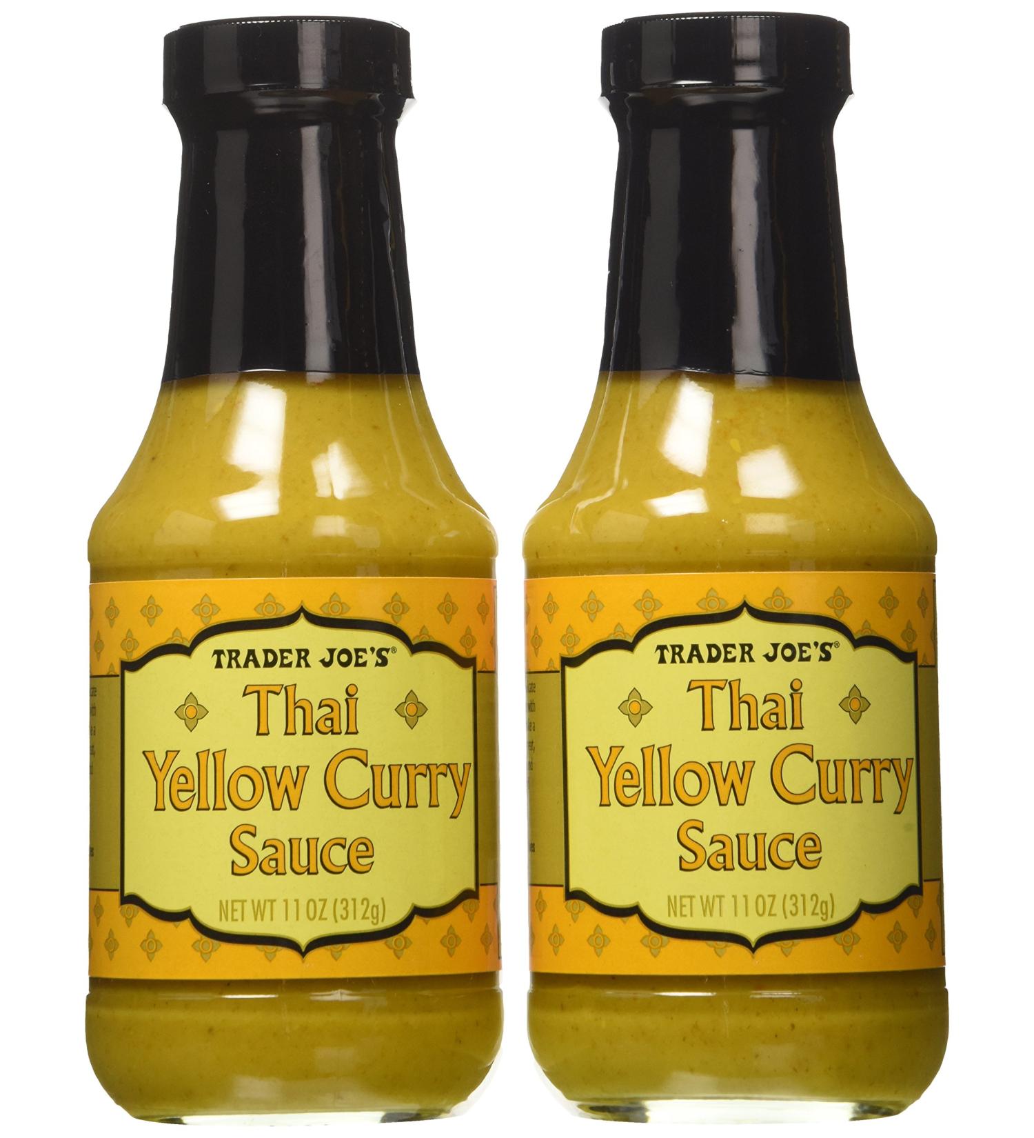Trader Joe's Thai Yellow Curry Sauce - 2 Pack 11oz (Pack of 2) - Buy Online on SooperMarket.com