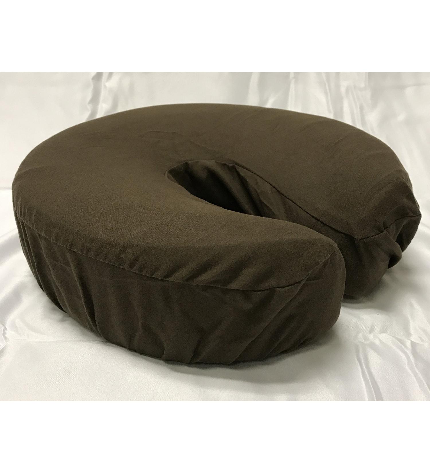 Therapists Choice Premium Deluxe Microfiber Massage Table Face Cradle Covers, 4pcs per package (Chocolate (Dark Brown))