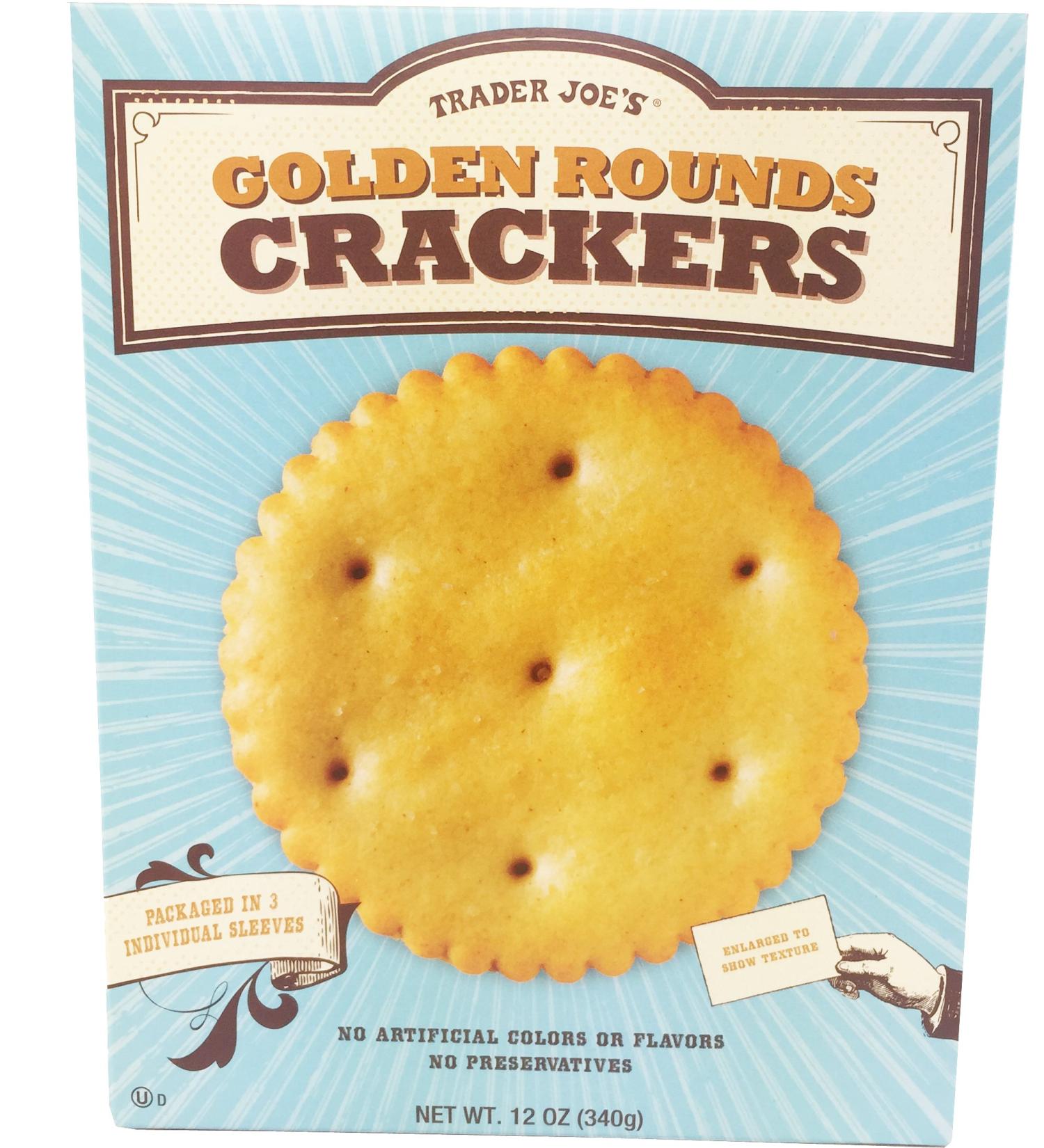 Trader Joes Golden Rounds Crackers 12 Oz. - Buy Online on SooperMarket.com